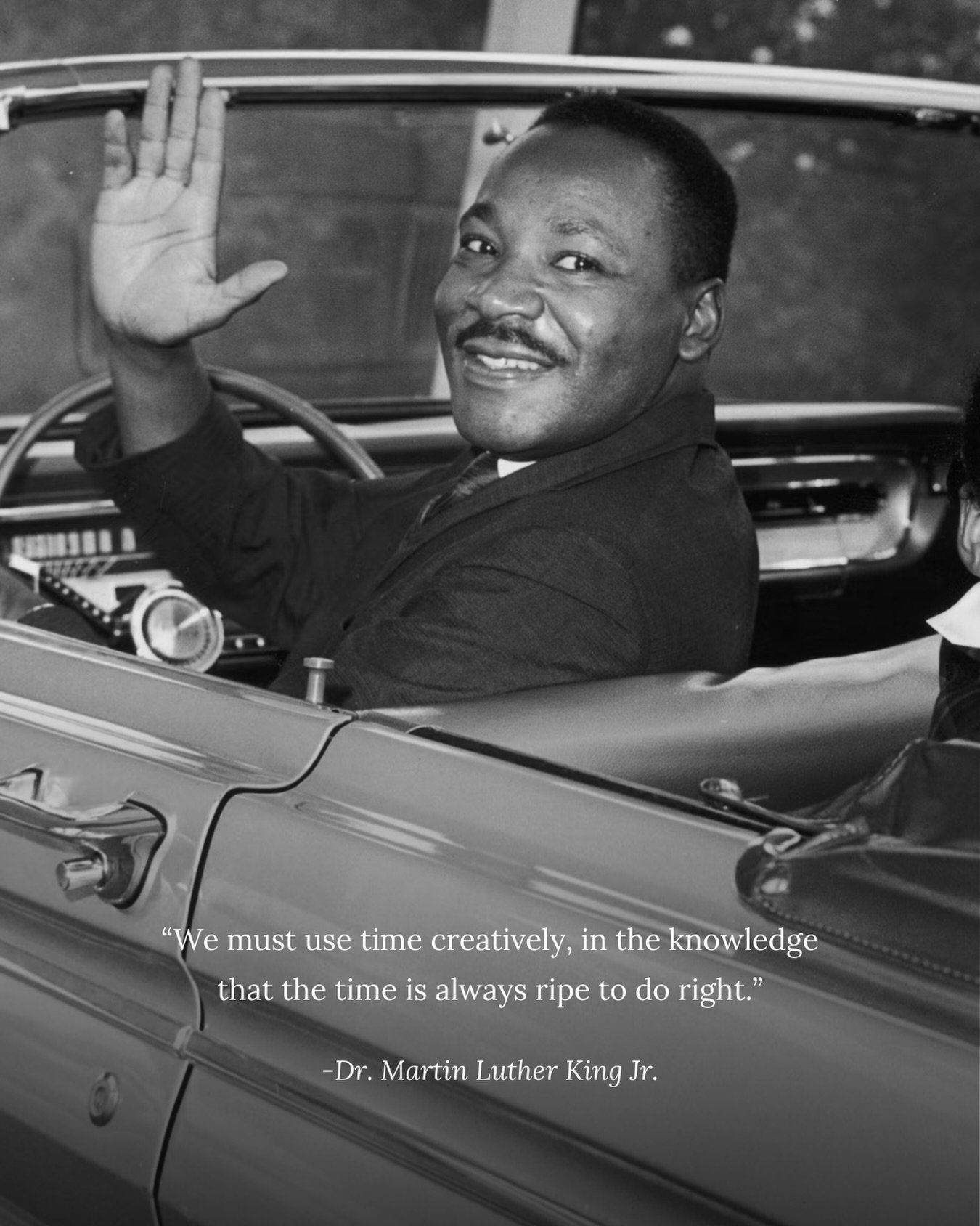 &ldquo;We must use time creatively, in the knowledge that the time is always ripe to do right.&rdquo; - Dr. Martin Luther King Jr.
⠀⠀⠀⠀⠀⠀⠀⠀⠀
Today we honor Dr. Martin Luther King Jr. by reflecting on his profound legacy of justice and his commitment 