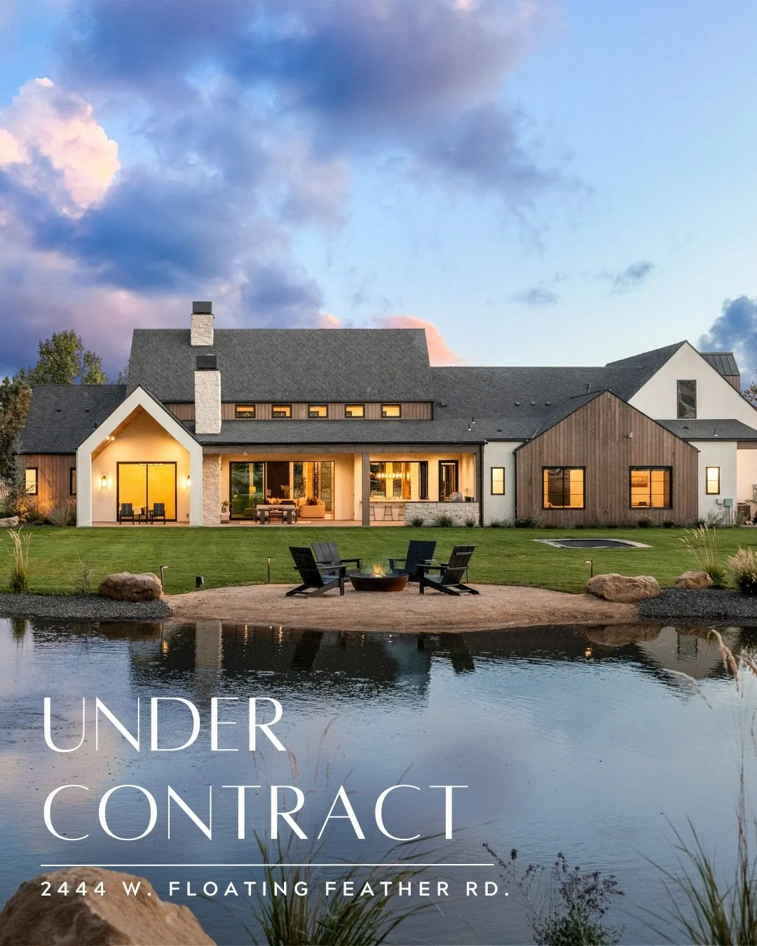 UNDER CONTRACT ✨
⠀⠀⠀⠀⠀⠀⠀⠀⠀
We are so thrilled for our buyers pending on this incredible, waterfront home in Eagle 🎉 
⠀⠀⠀⠀⠀⠀⠀⠀⠀
A legacy custom built estate on 2.4 acres&mdash;Idaho luxury living at its finest!
⠀
📍 2444 W Floating Feather Rd, Eagle
