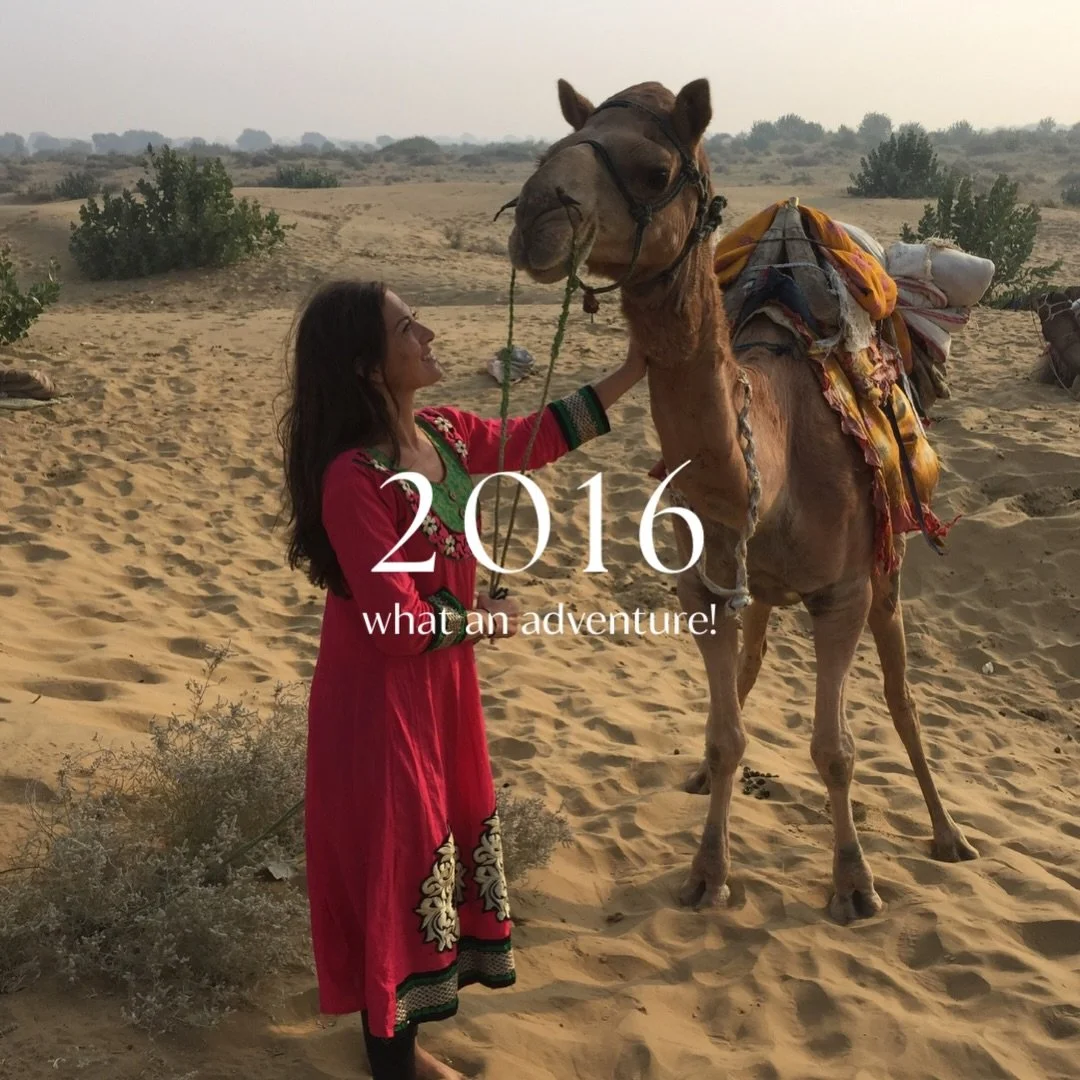 2016 was an adventure! ❤️

One of the best years of my life, it changed me. 

We left as a family in October 2015, bought one way tickets to India. Doug had a film project for a non-profit in Bangalore and Kerala that would be a couple months and we 