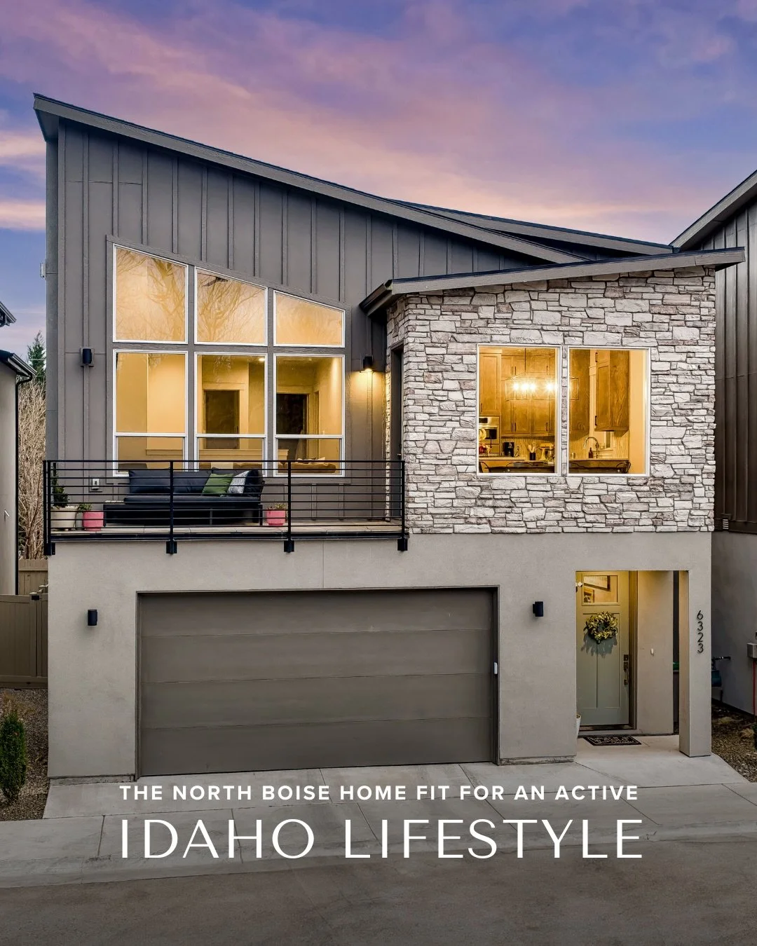 A home in the North Boise that fits your lock-and-go, active, Idaho lifestyle 🚵&zwj;♂️🥾🏞️

Life in this home looks like:
☀️ Morning light through oversized windows in the living space
☀️ Cooking in a kitchen designed for real use, not just photos
