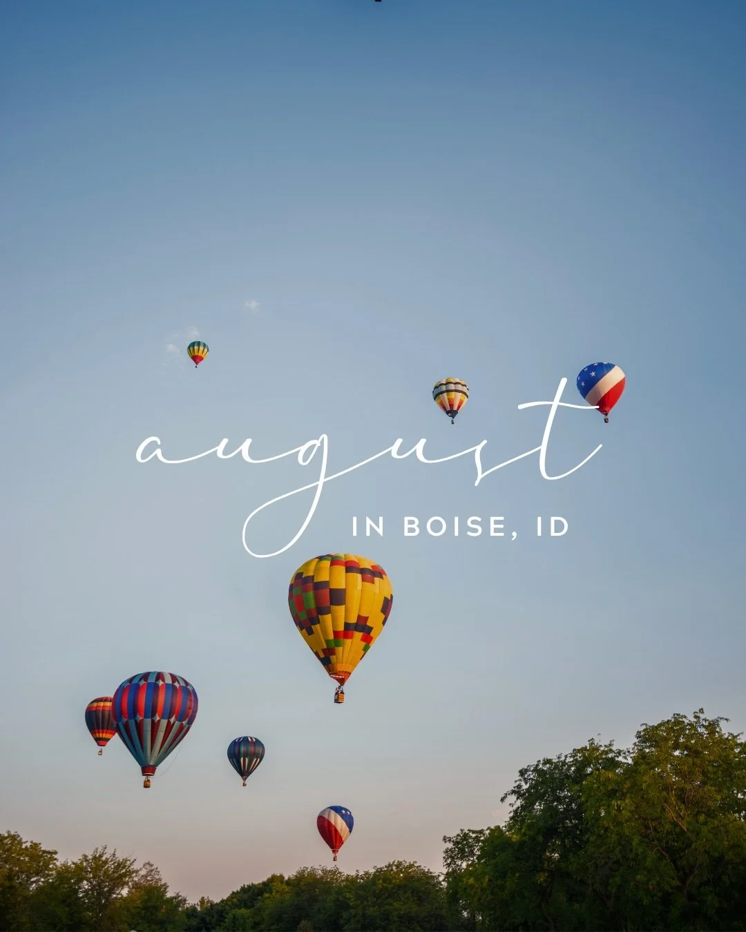 August is one of my favorite months of the year, a perfect goodbye to summer as we transition to fall in the valley! 

Save this post for later so you don&rsquo;t miss anything and make sure to follow us for all things Boise, Real Estate, and more ✨

