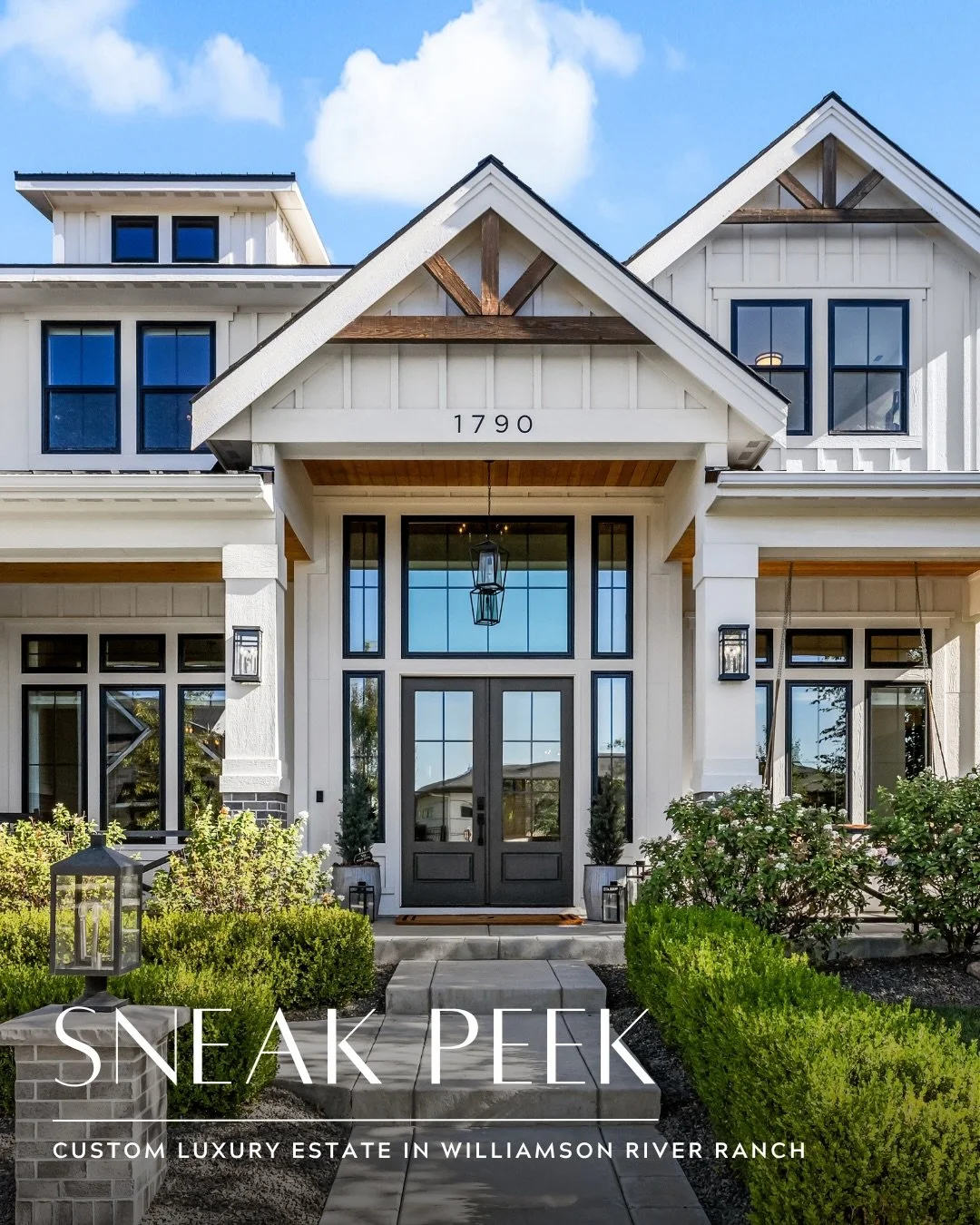 SNEAK PEEK ✨

Waterfront luxury in Eagle&rsquo;s coveted Williamson River Ranch. Steps from the Boise River, custom @toddcampbellcustomhomes build, main-level primary suite, home gym + sauna, and an incredible outdoor kitchen.

Comment &ldquo;River&r