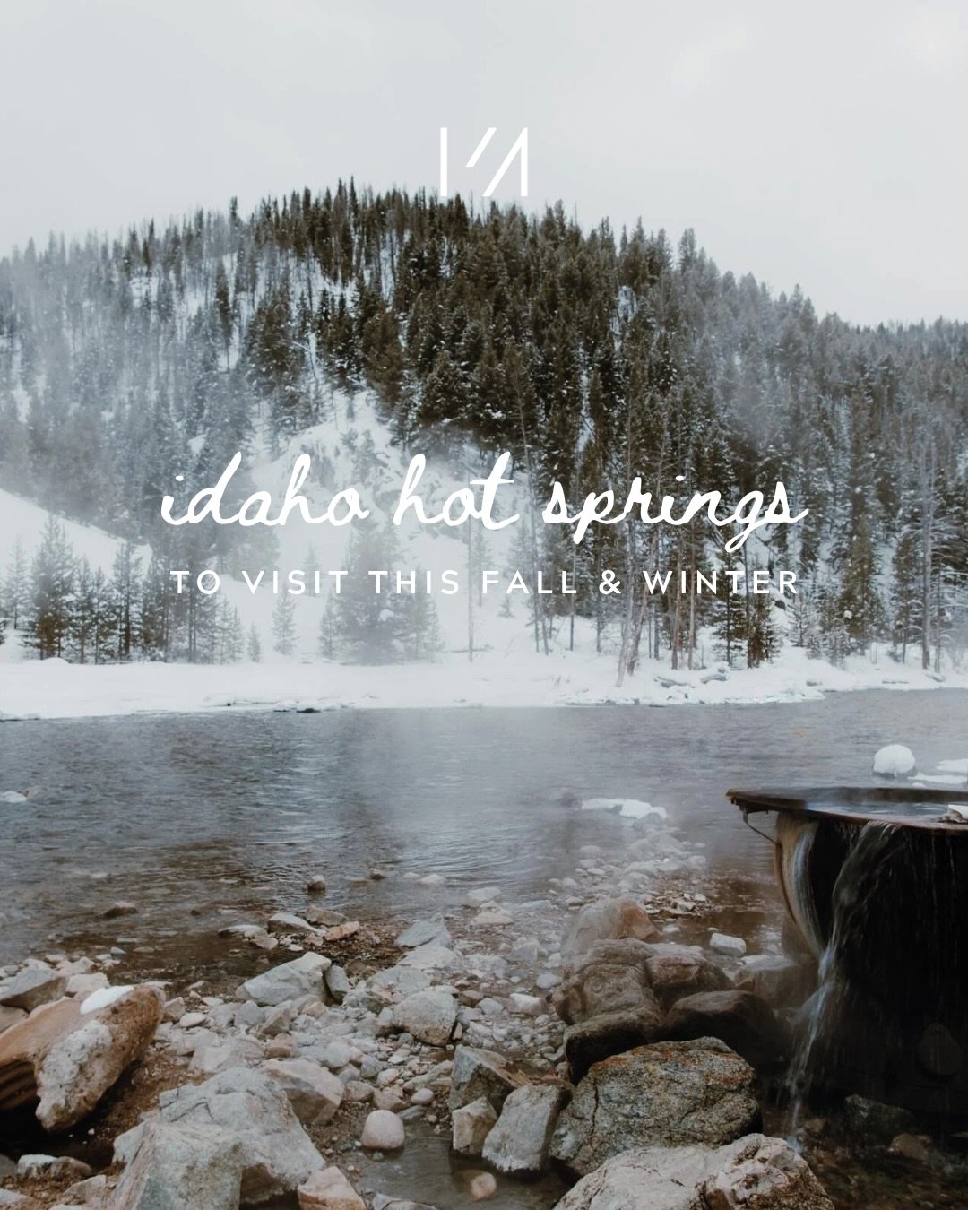 Nothing beats the feeling of soaking in 100+ degree mineral water surrounded by mountain views ♨️
⠀⠀⠀⠀⠀⠀⠀⠀⠀
Now that the weather in Idaho is cooler, it&rsquo;s the perfect time to find a hot spring to warm up in! Here are my favorite, must-visit hot 