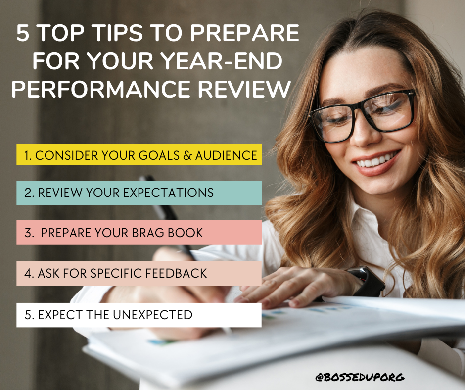 5 Top Tips to Prepare for Your Year-End Performance Review — BOSSED UP