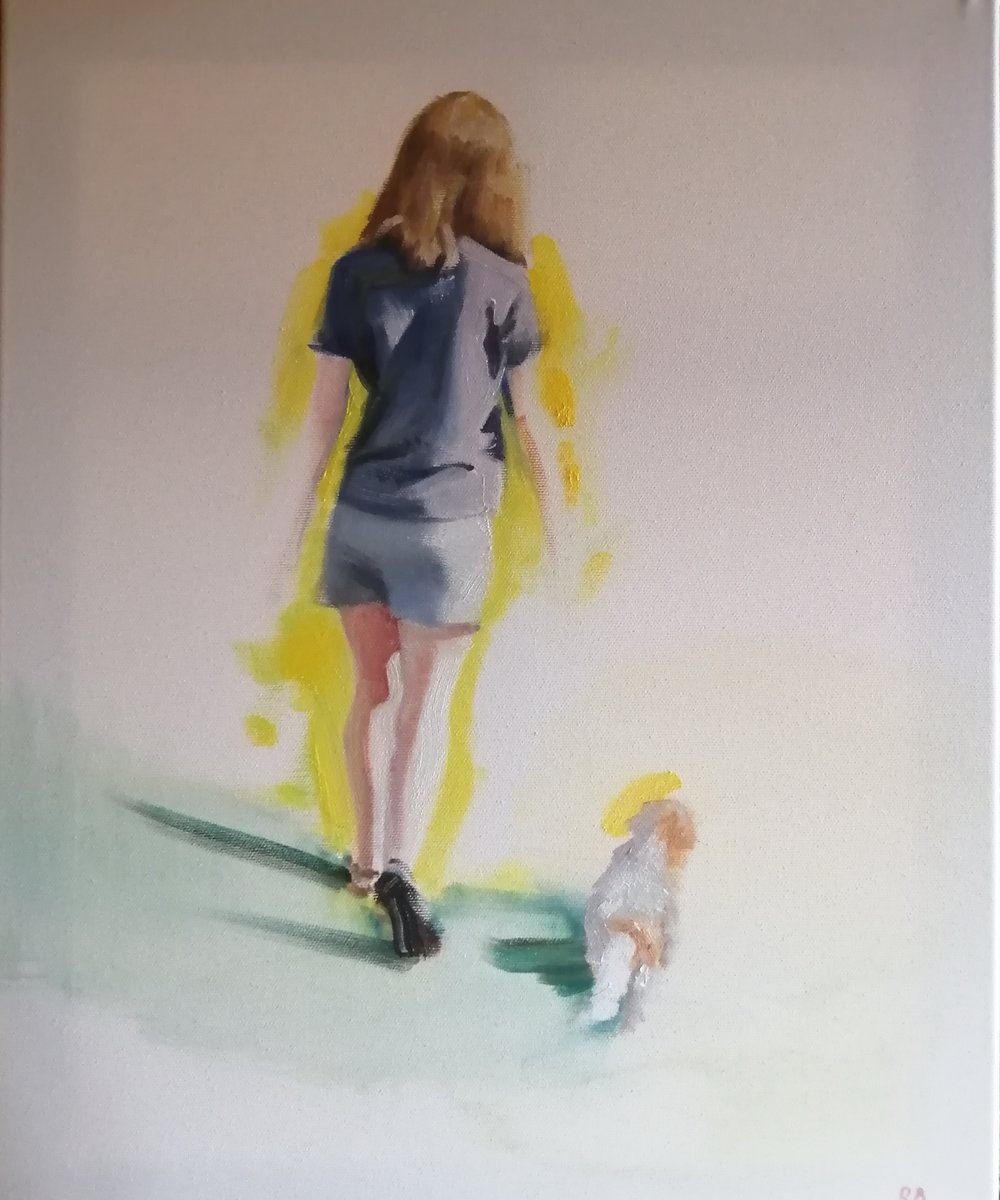  Walking on sunshine  Oil on canvas  40x50cm  £480 