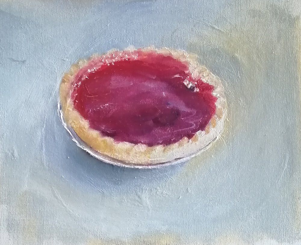  Jam tart  Oil on board  31x26cm  £395 