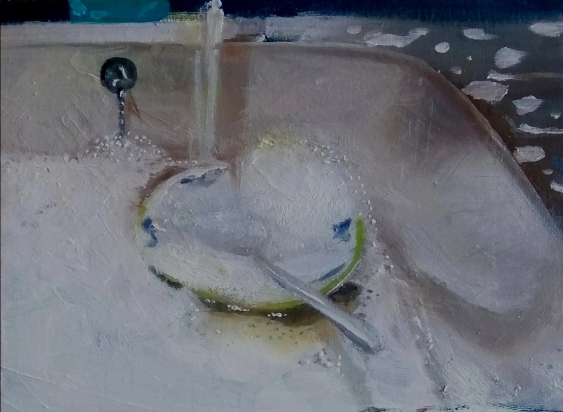  Fairy liquid, day 2   Oil on board 