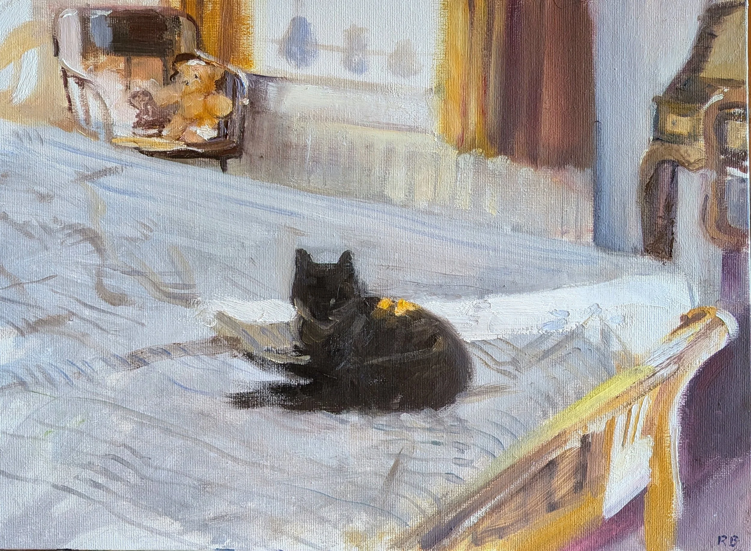 Me? (2026)  Oil on board  40×30cm  £500 