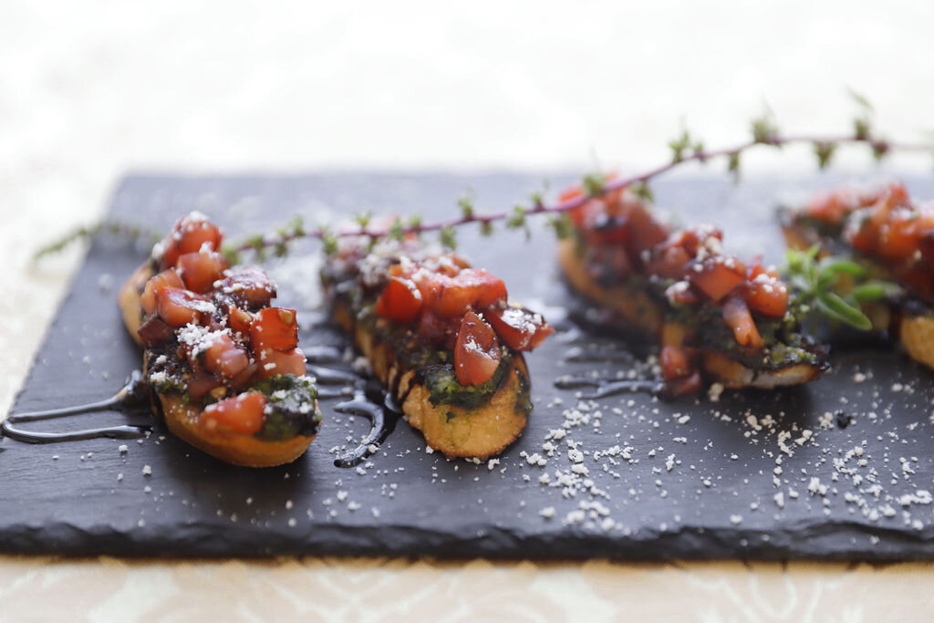 Roghani's plated cuisine