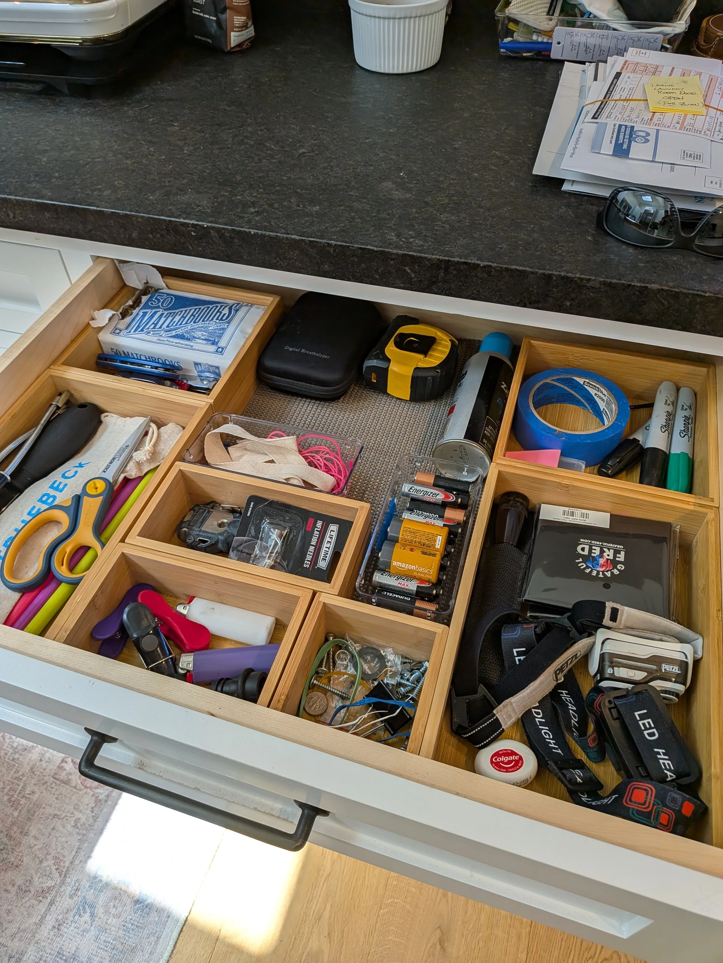 Cleaned Up Junk Drawer Too!