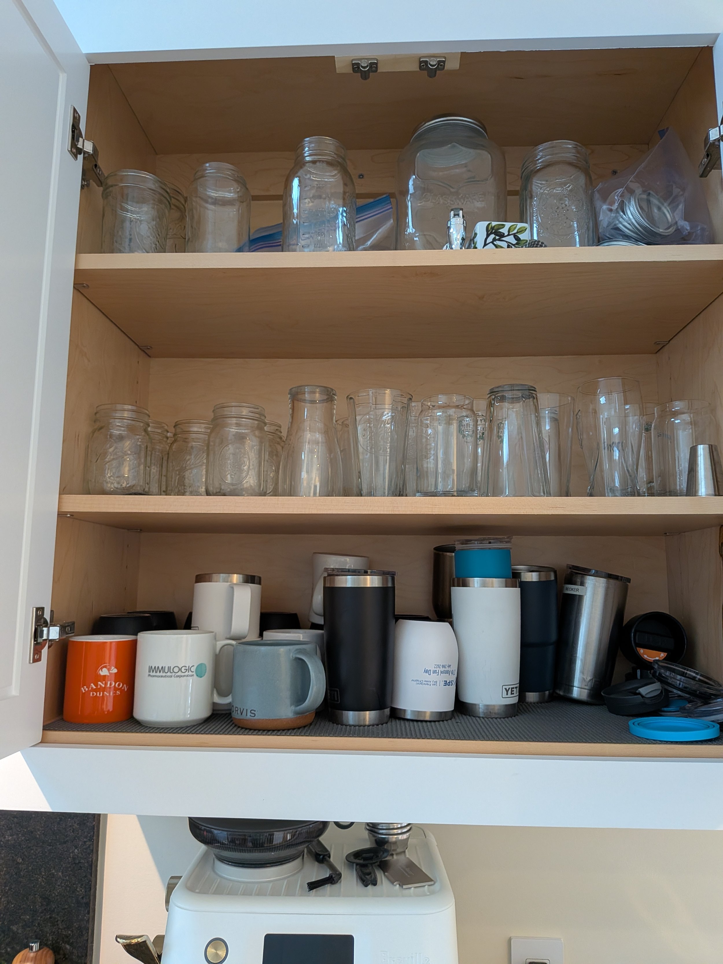 Messy "Before" Cabinet