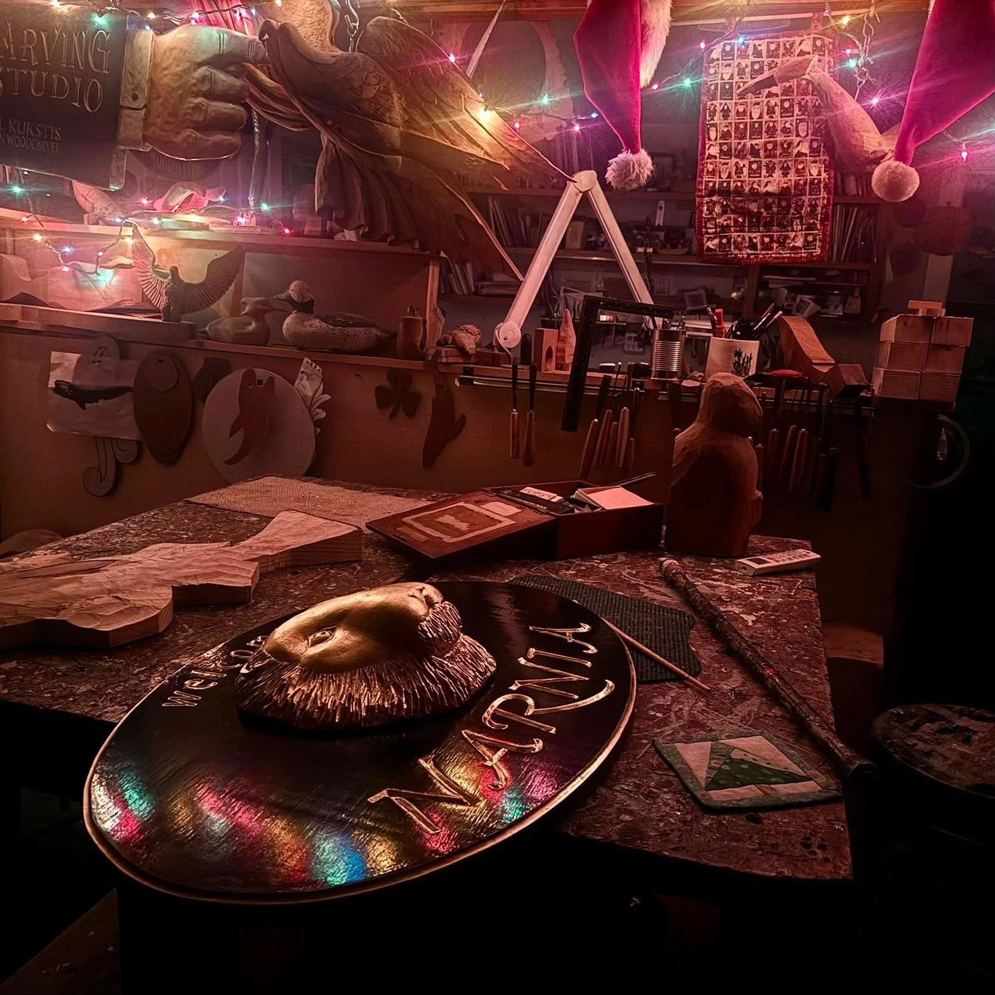 It&rsquo;s that time of year again&hellip;

#handcarved #functionalart #goldleaf #handcarvedsigns #scituatewoodcarver #madeinmassachusetts #housesigns #scituateharborma #greatgiftideas #scituate #customsignshop #carvedsigns #woodcarved #bostonsouthsh