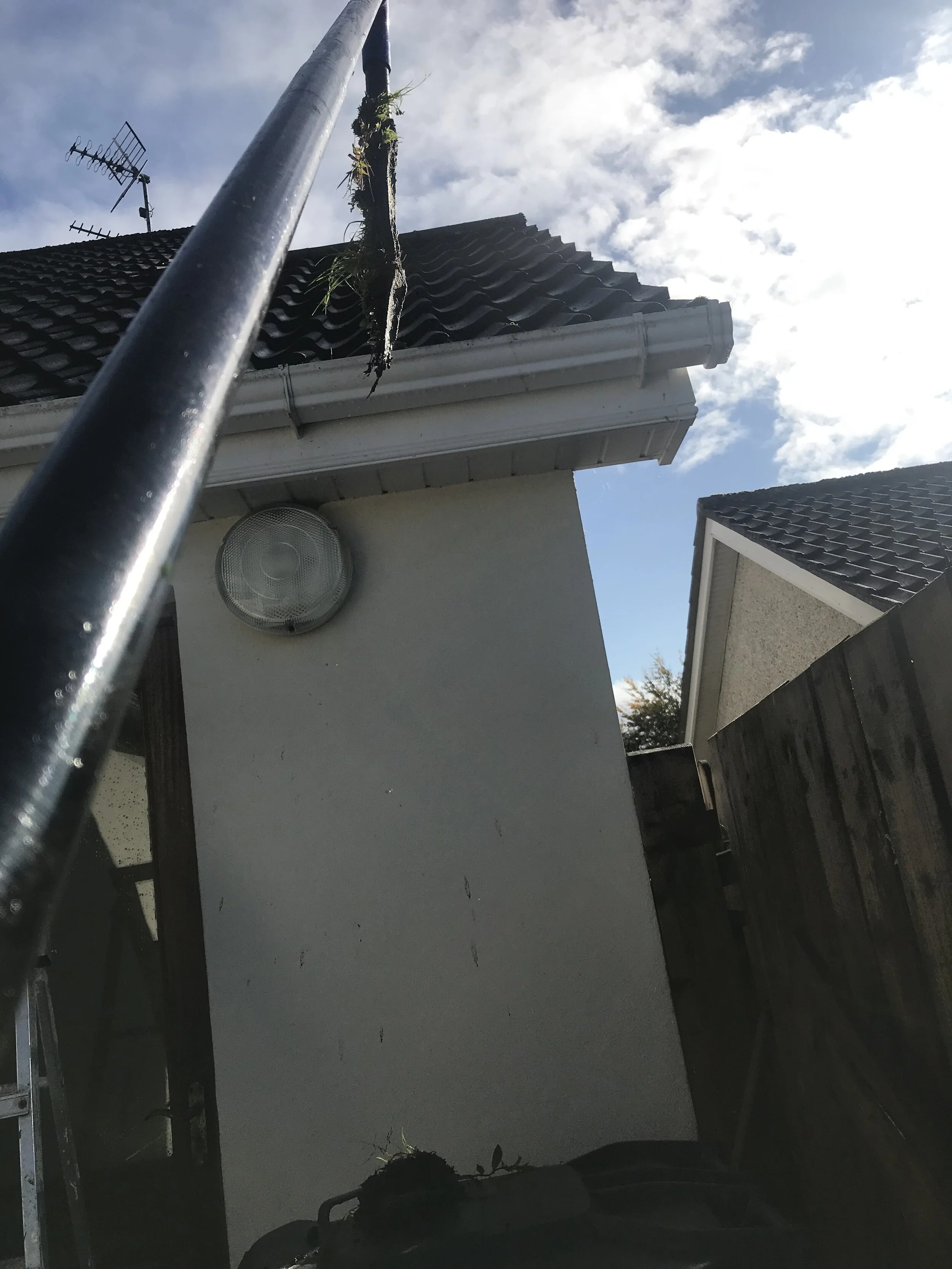 Gutter vacuum system
