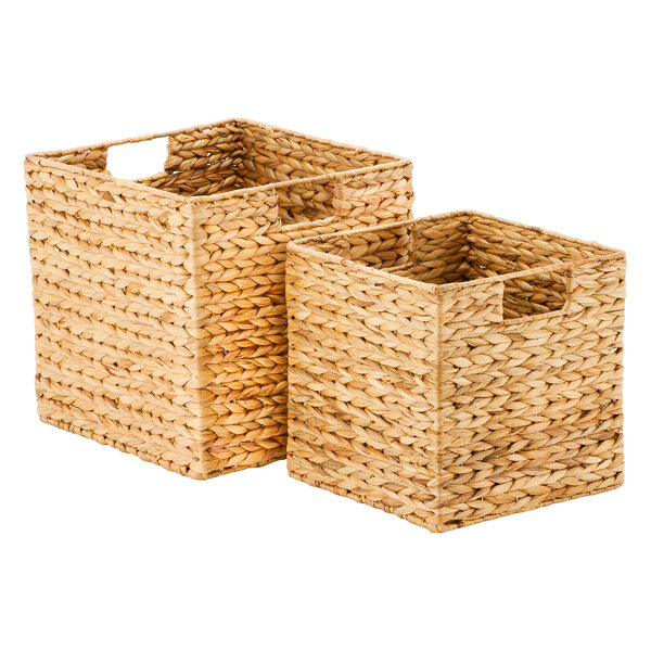 Water Hyacinth Cube Baskets