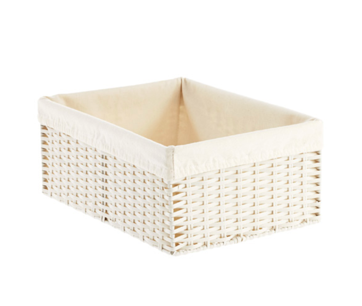 White Montauk Basket