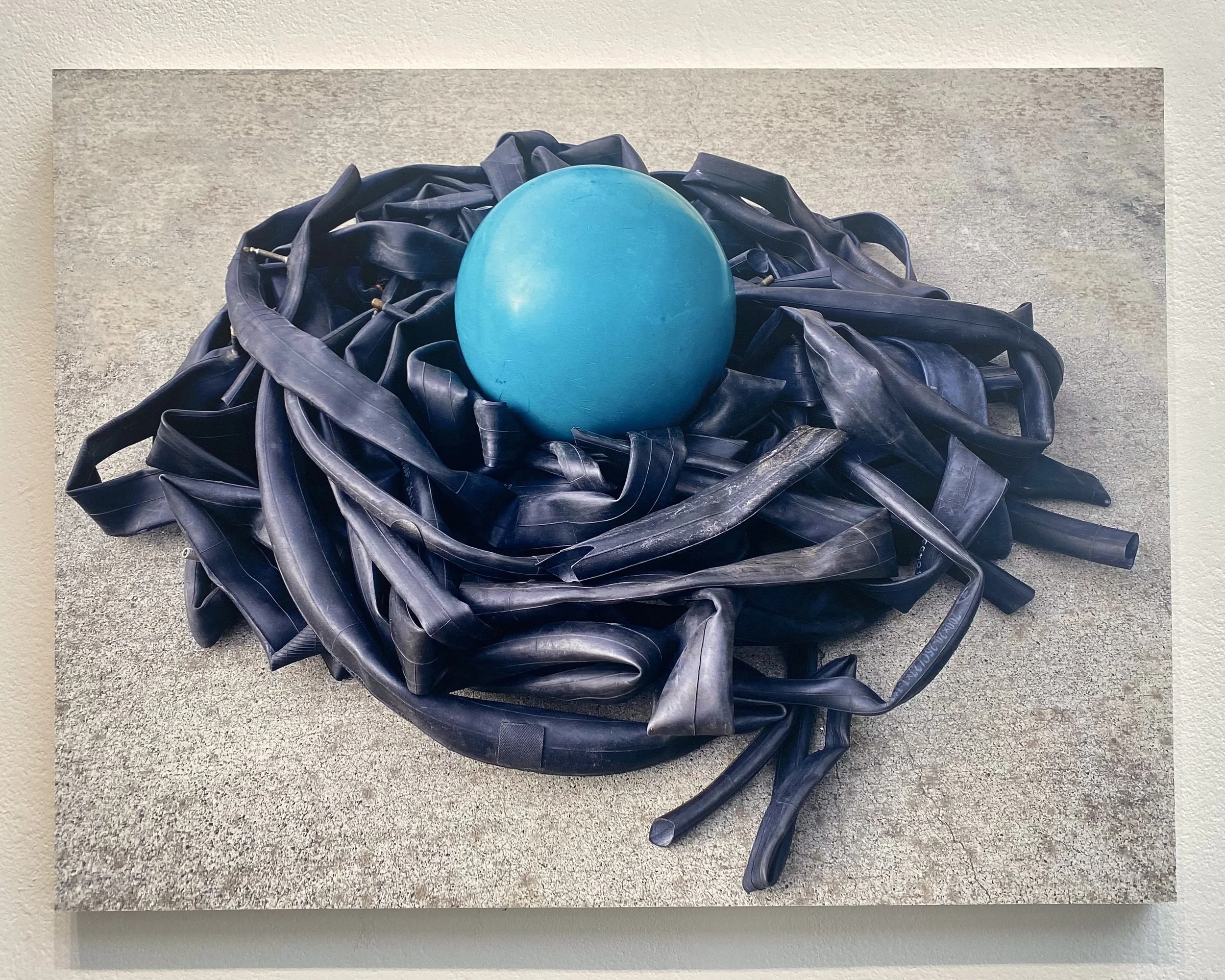Tangled Up in Blue, archival print on panel, 18" x 24", $800