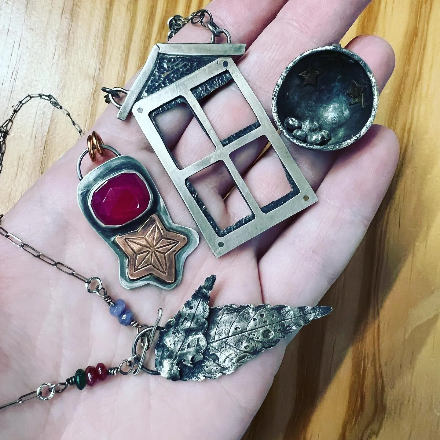 As I&rsquo;m changing shop, it seems a fitting time to retire a few pieces. If any of these interest you, send me a quick message. Otherwise, they&rsquo;ll be scrapped.

#kosmickistudio #reducereuserecycle #ladysmith #madeinatlanta