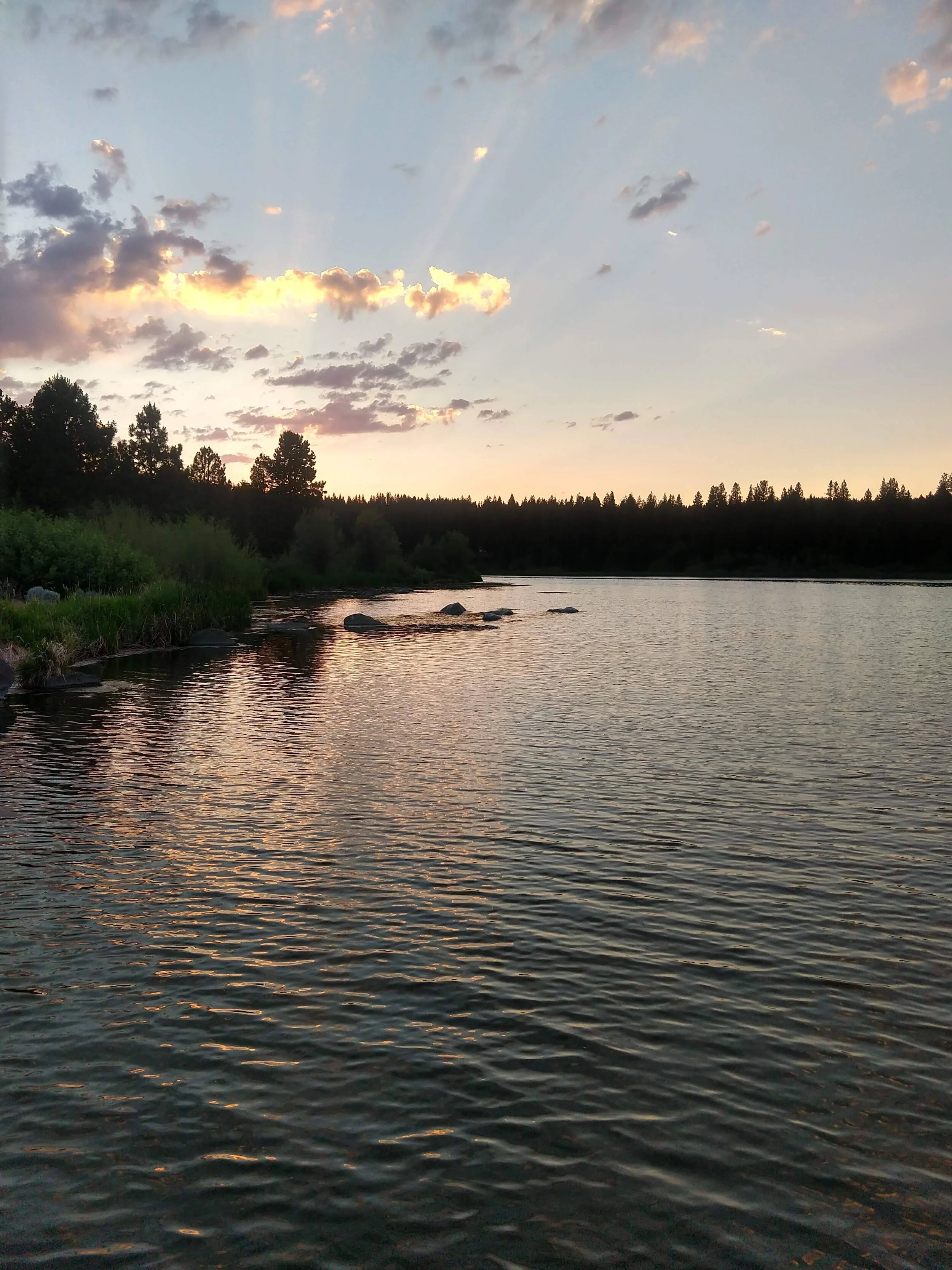 Finally found some water in the Klamath River