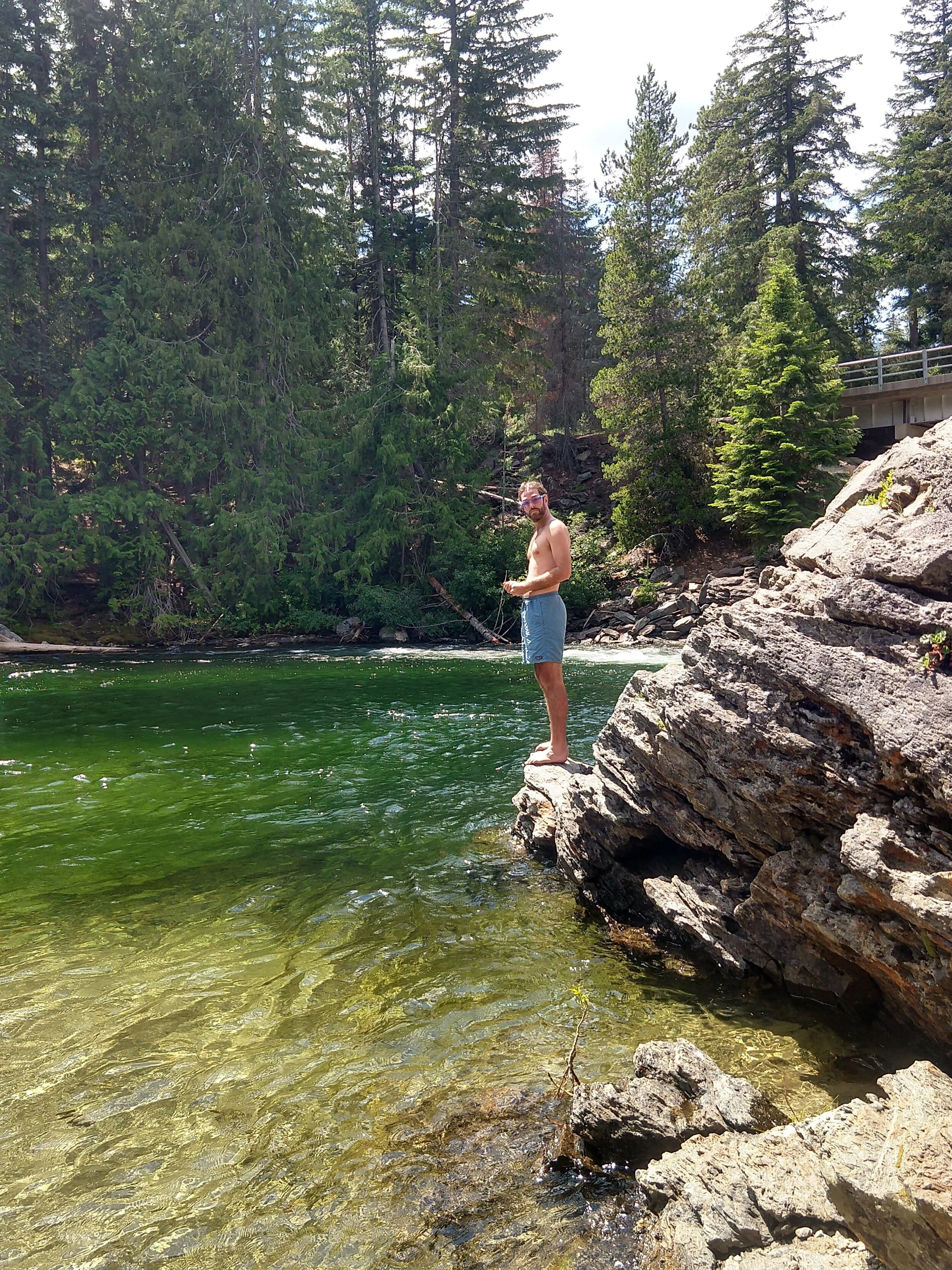 Too warm you say? Just find yourself a freezing body of water to get that bone chill you're looking for