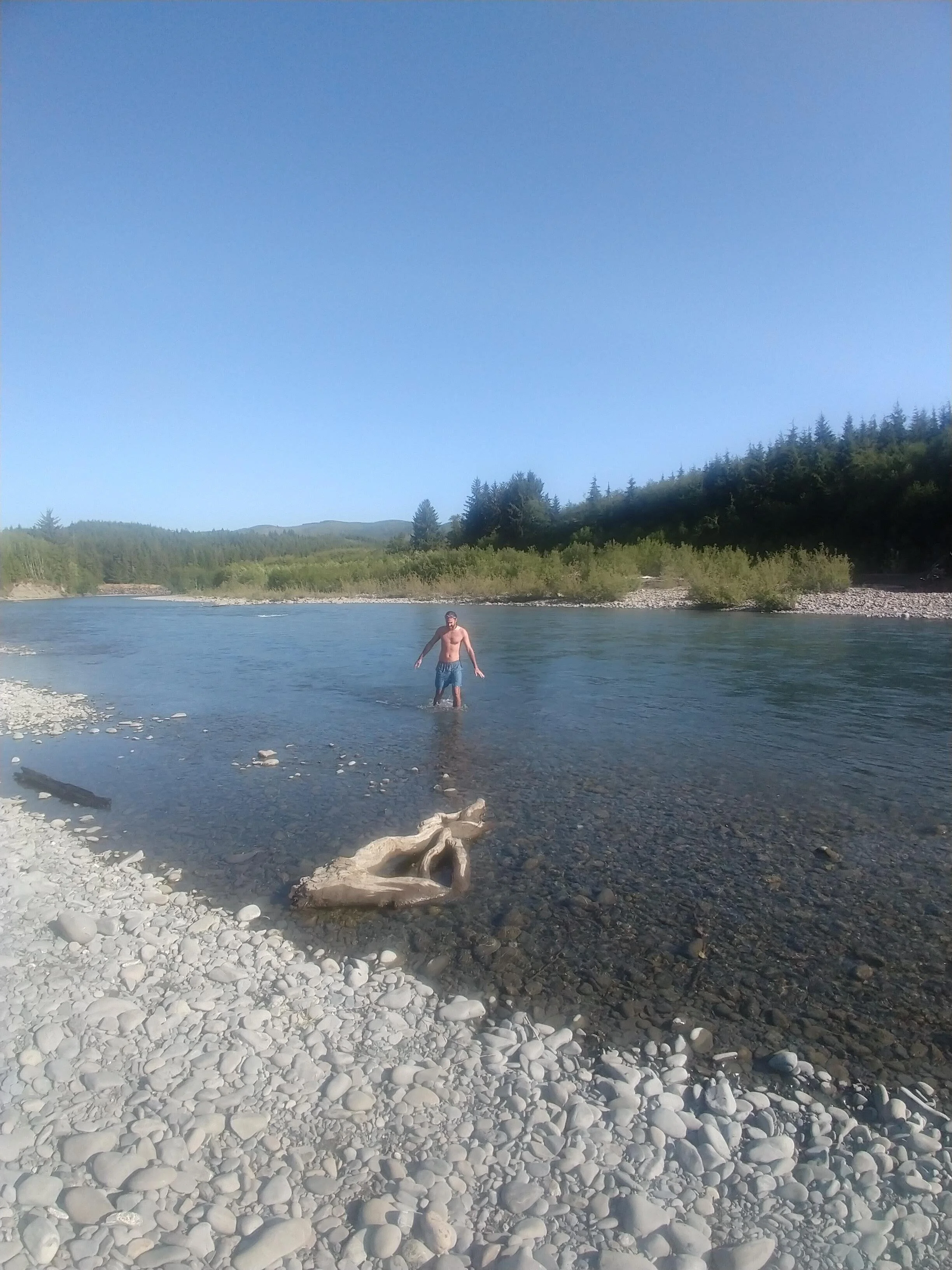 Hoh River swim sesh