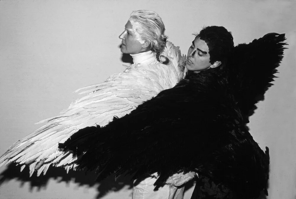 Betsy Damon, Listen, Respect, Revere, performance at Brecht Forum, New York, 1986.