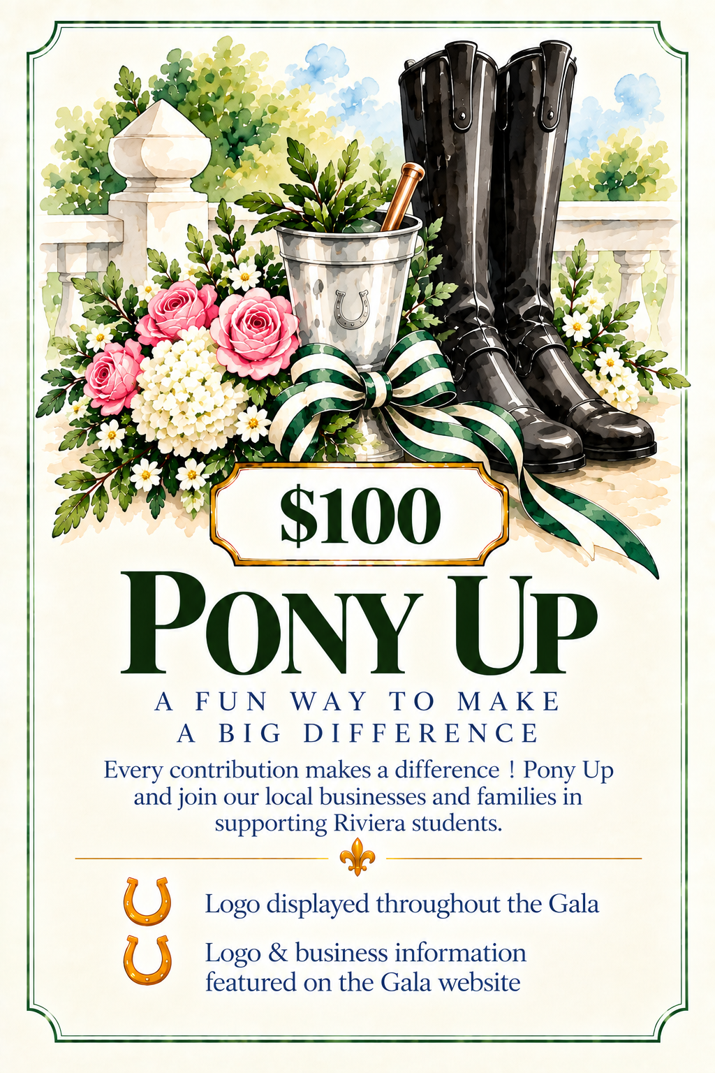 Pony Up - $100 Sponsor