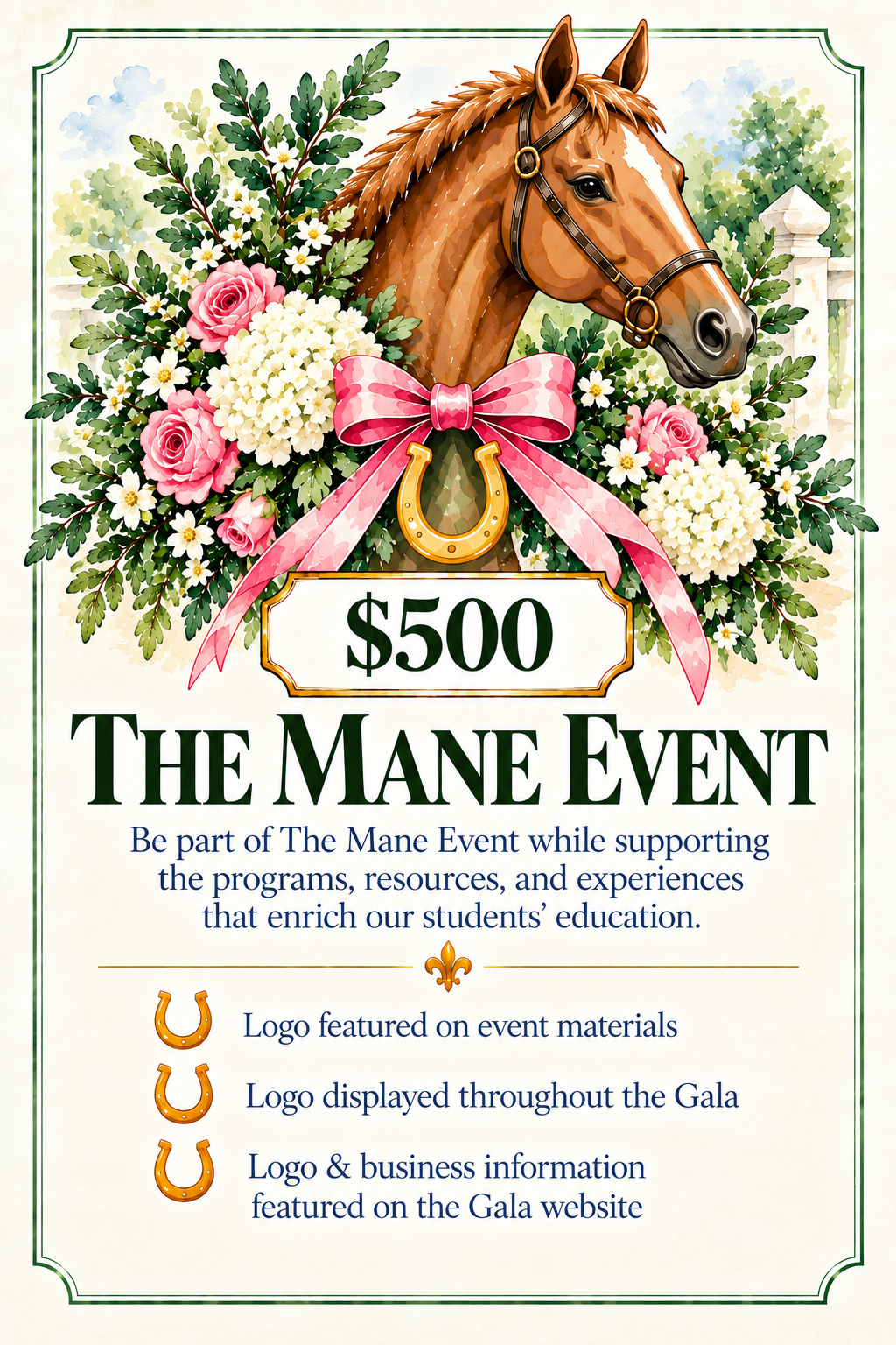 The Mane Event - $500 Sponsor