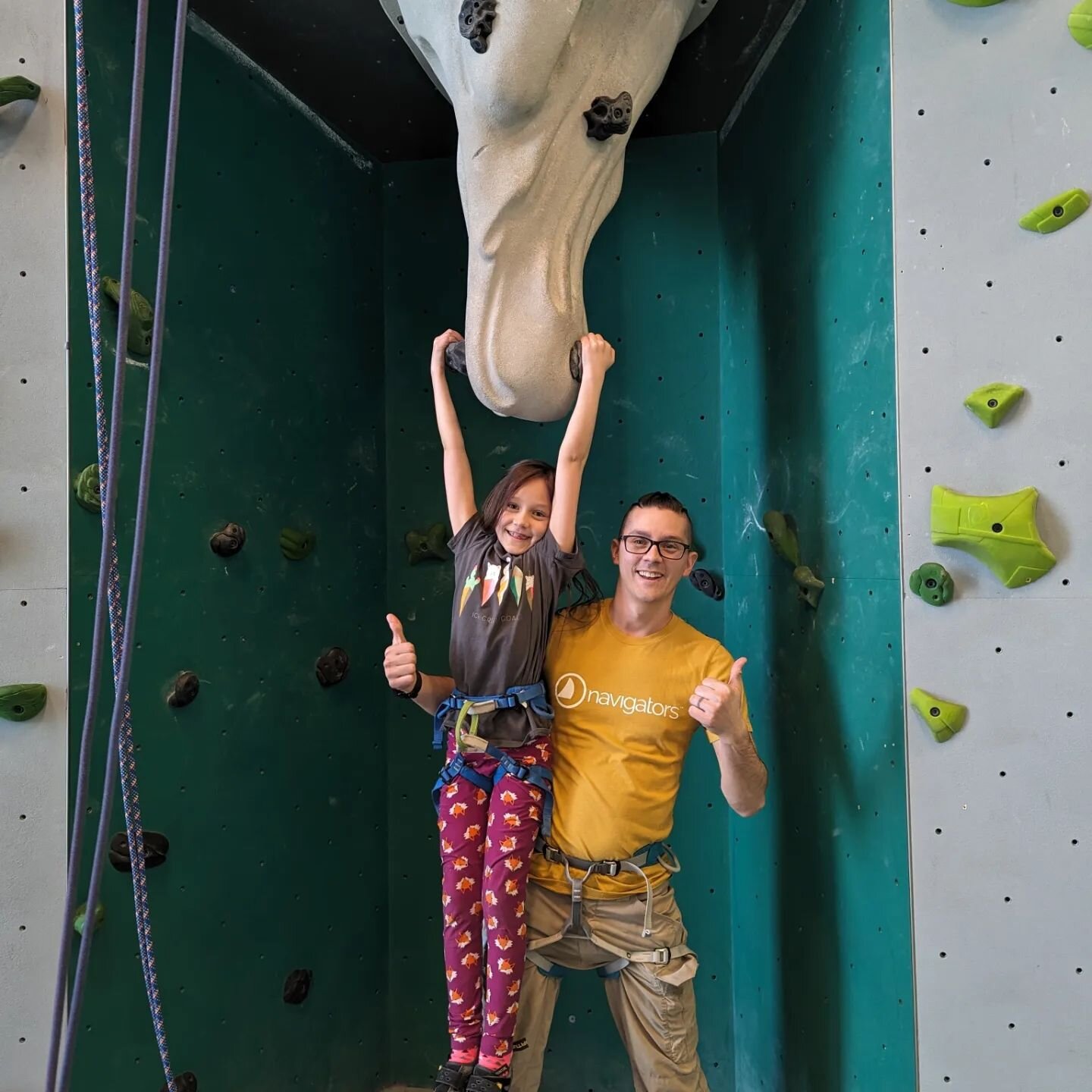 Ellie and I dropped Jewel and Lainy off at the airport heading to San Diego. 

Then we had a Daddy-Daughter date! We went to the rock climbing gym and hung it with Kaleb, and now we're eating at IHOP!