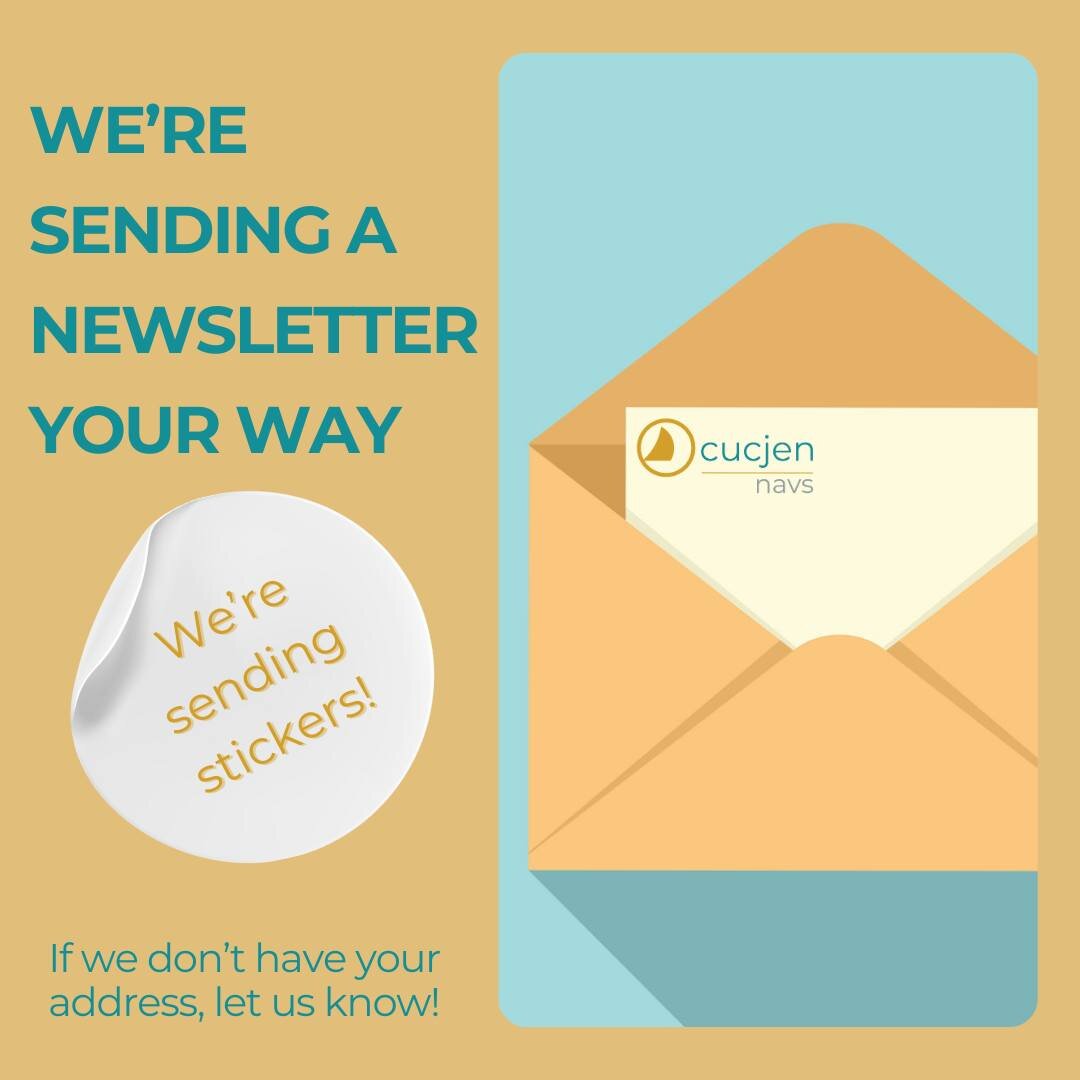 We're sending newsletters out next week. If you've moved or if we haven't sent you physical mail before, send us your address. We're also glad to share some Navigator stickers with our newsletter this time! 

#CucjenNavs #TheNavigators #Discipleship 