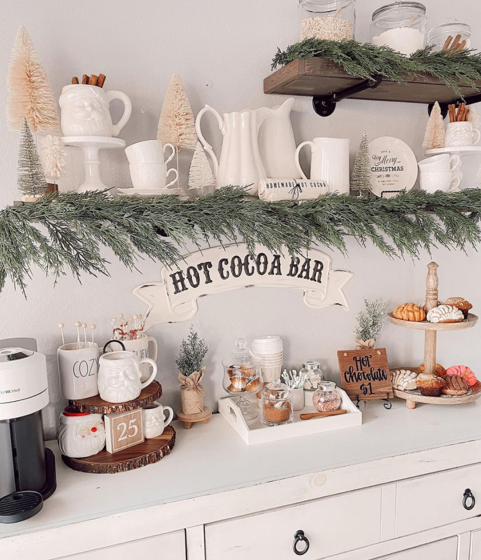 Coffee &amp; Hot Cocoa Bar Station at Home