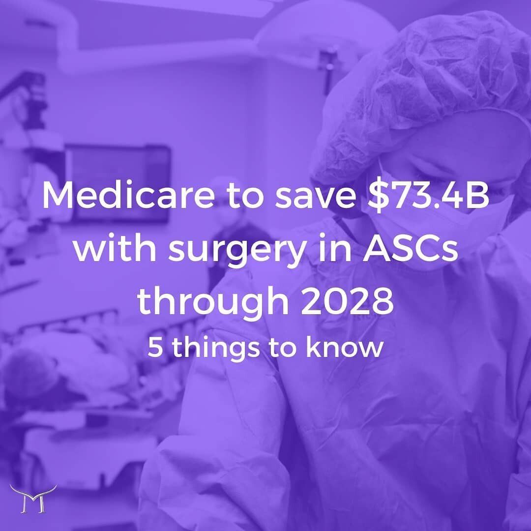 Click on the link in bio to learn more about ASCs! 
.
.
#minervafunds #impactinvest #healthcare #ascs #medicare #surgery #trends