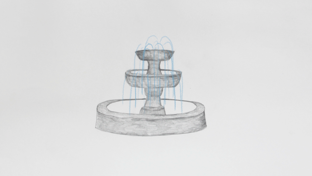 animated drinking fountain