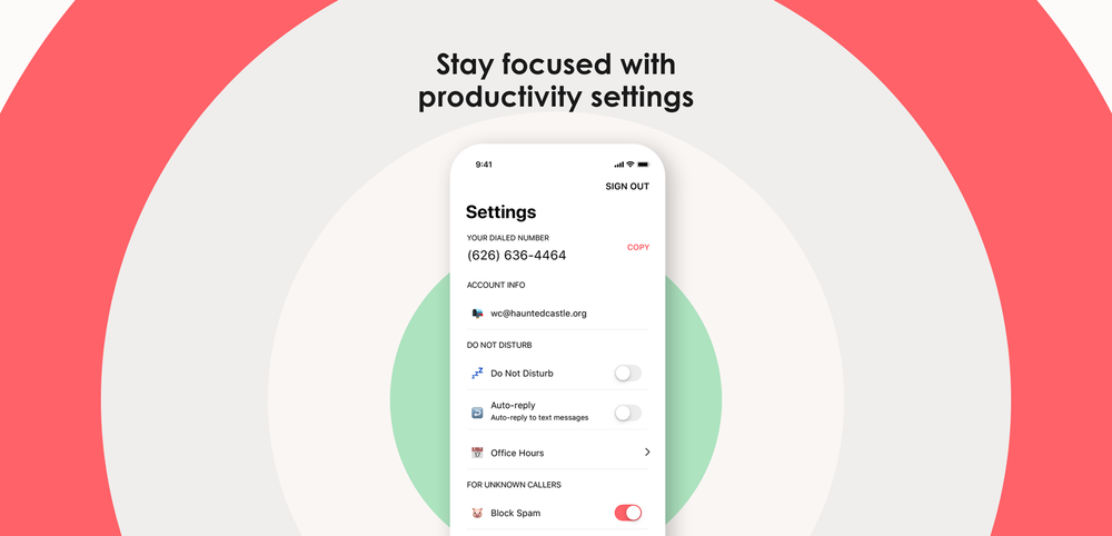 Daytime Phone Example Dialed | Get a Business Phone Number and Marketing Tools in an App ...