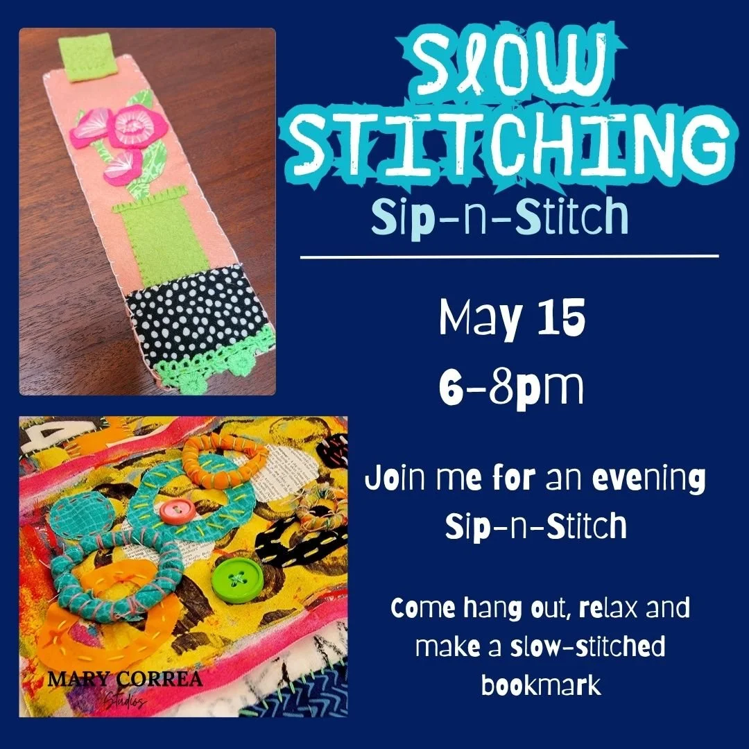 Slow Stitching: Sip-n-Stitch