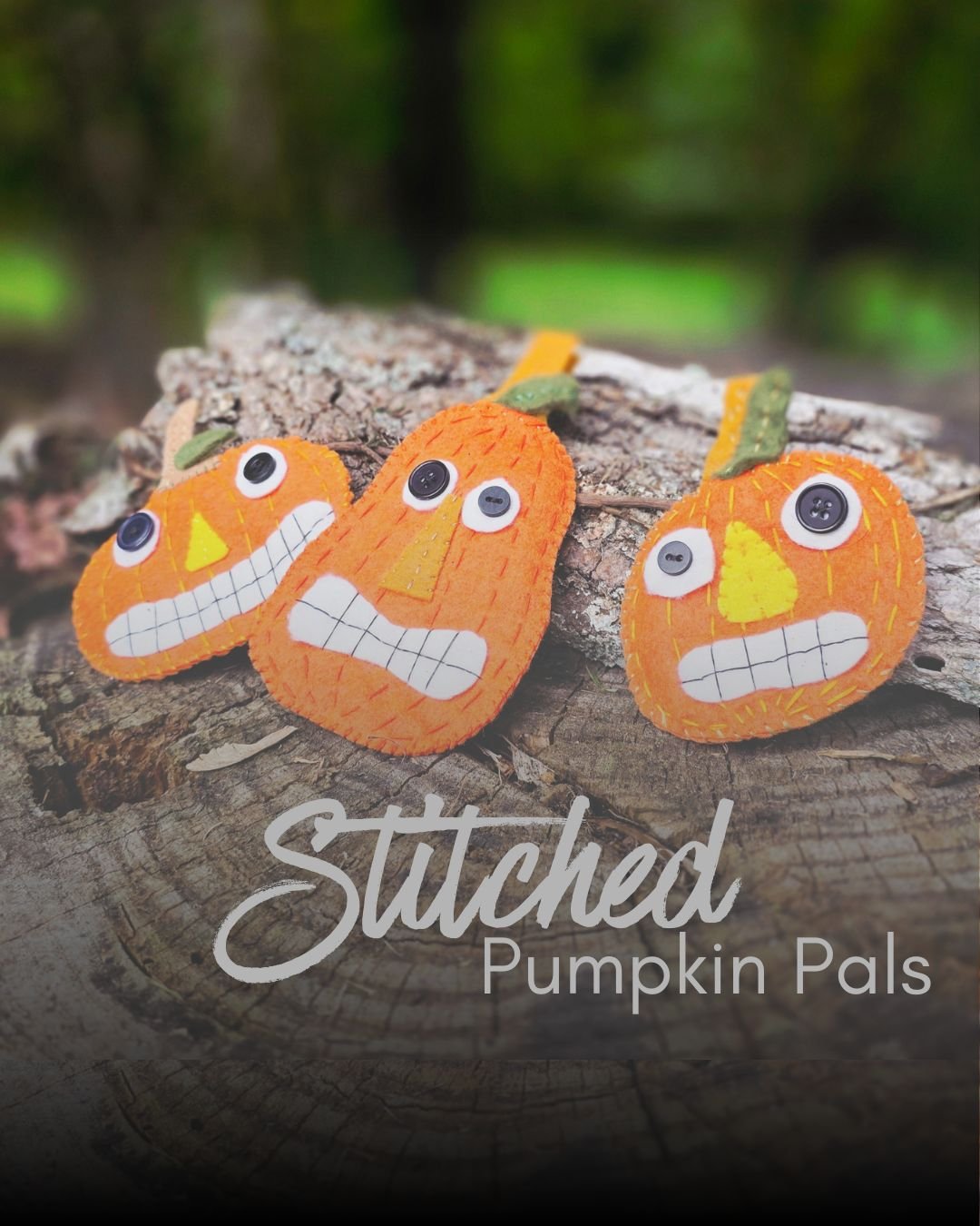 Stitched Pumpkin Pals