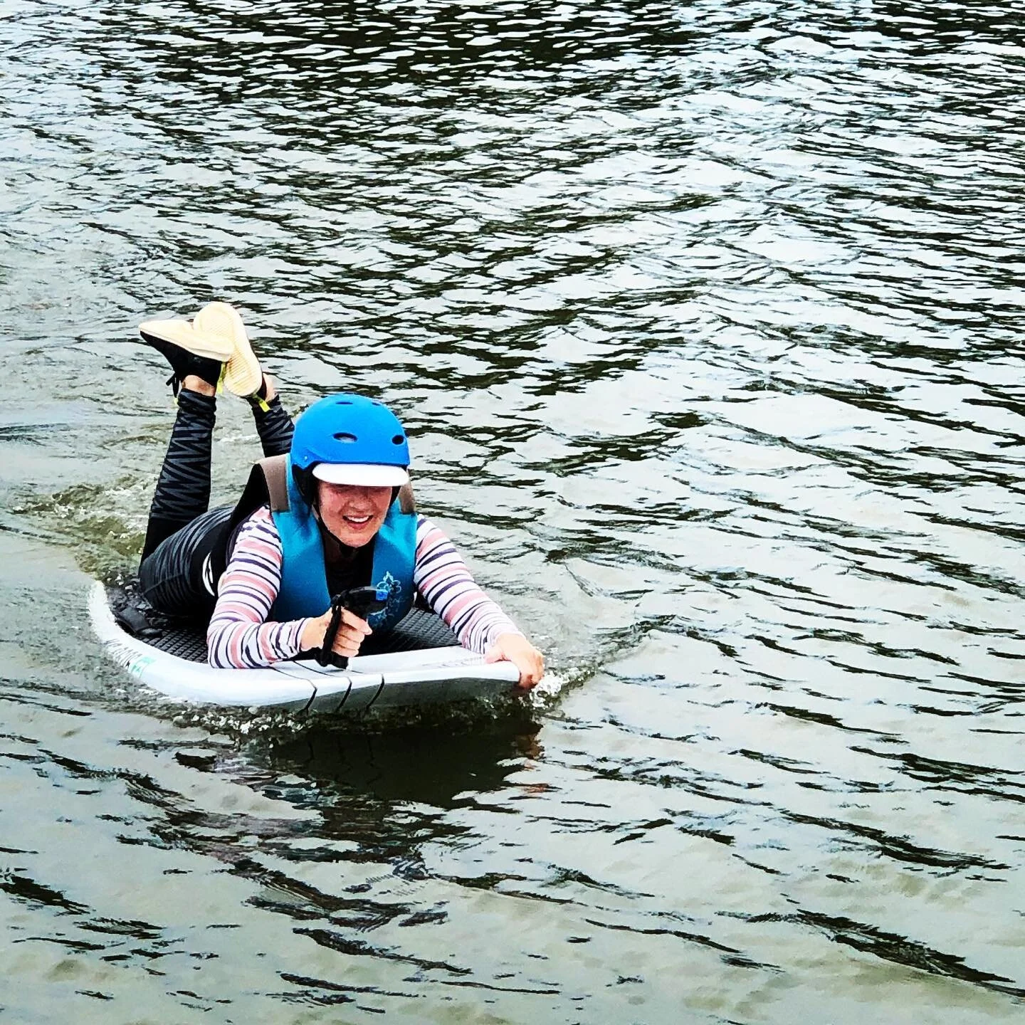 Big smiles from Suzette on Lake Norman!
She loved it, and refused to stop!
#liftfoils 
#seakindlyfoilschool 
#vifoils 
#romanticasheville 
#charlottenc 
#northcarolina 
#lakenorman 
#efoil