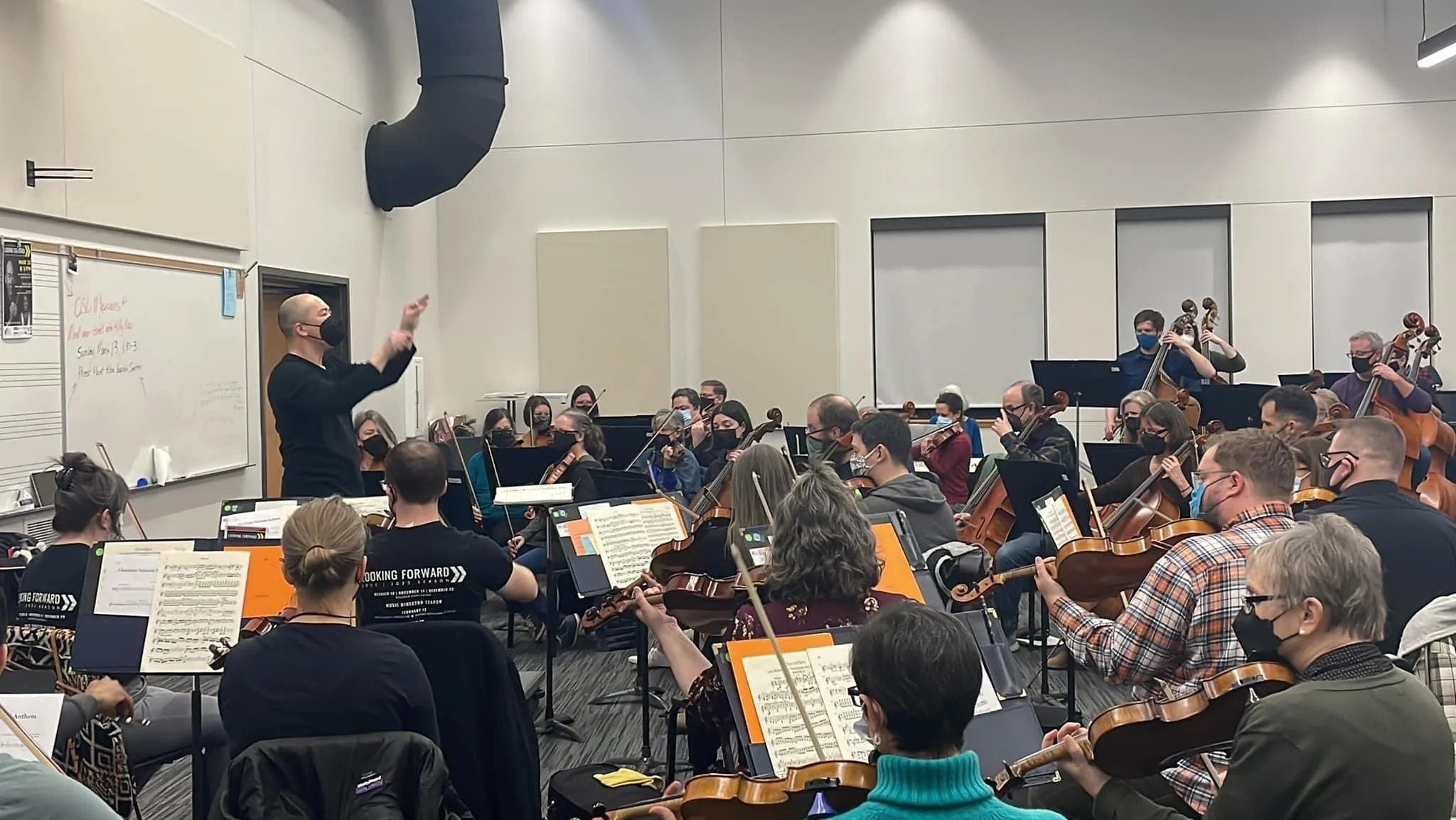 Music director finalist Kelly Kuo takes the baton Sunday with Olympia Symphony