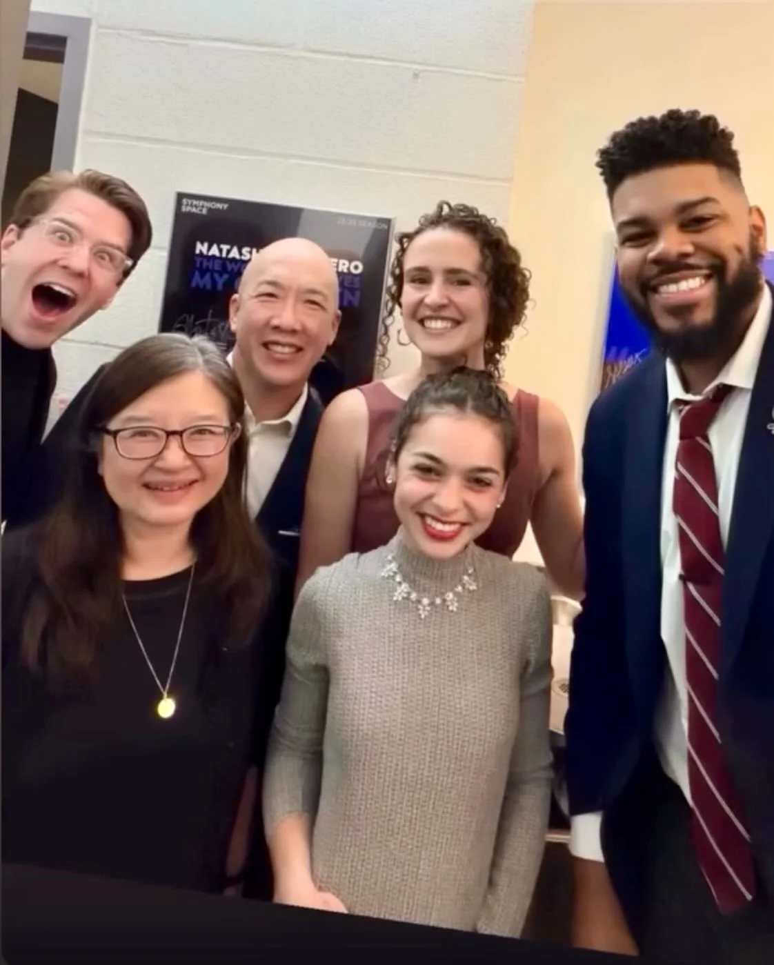 Backstage at Symphony Space with the artists performing a workshop of The Shadow, a thought-provoking and promising new opera in progress written by @iherrymanr and @samcreatesdrama through the auspices of the Composer Librettist Development Program 