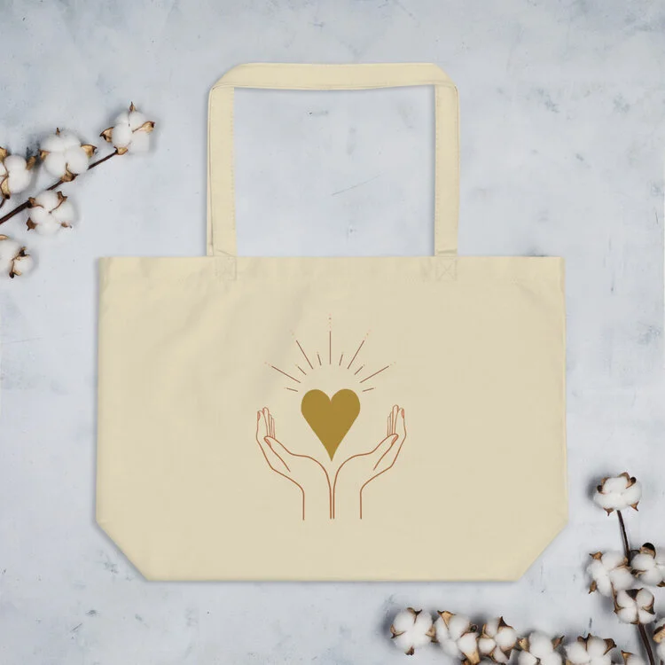 Kindness Prevails Large Eco Tote Bag