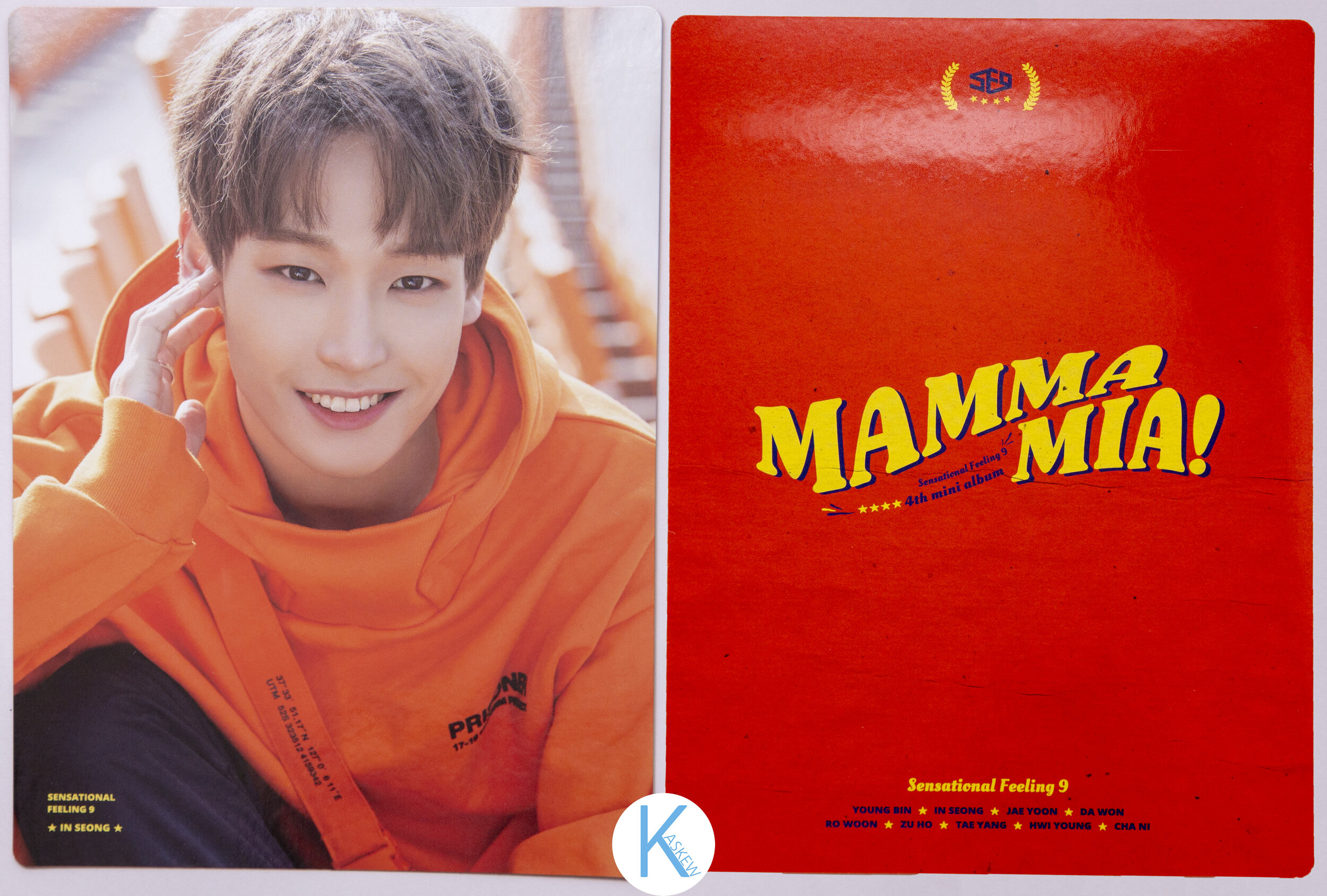 SF9 4th Mini Album MAMMA MIA Chani Photo Card K-POP 17 