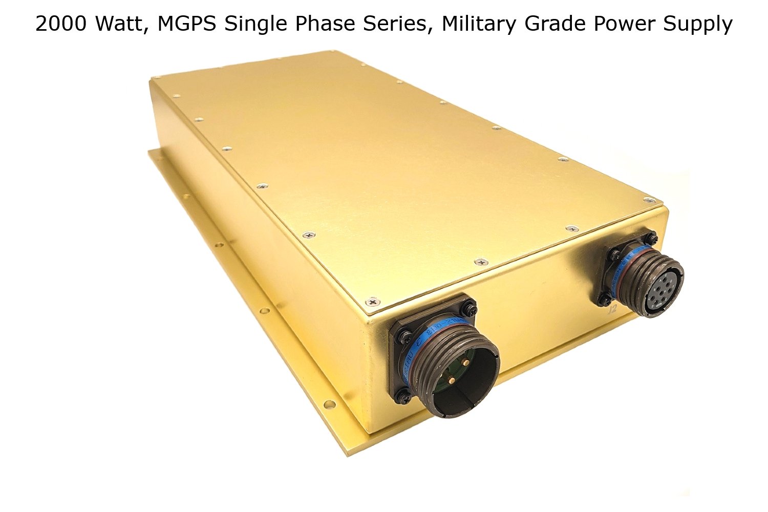 2000 watt, military grade, single phase, single output, power supply product