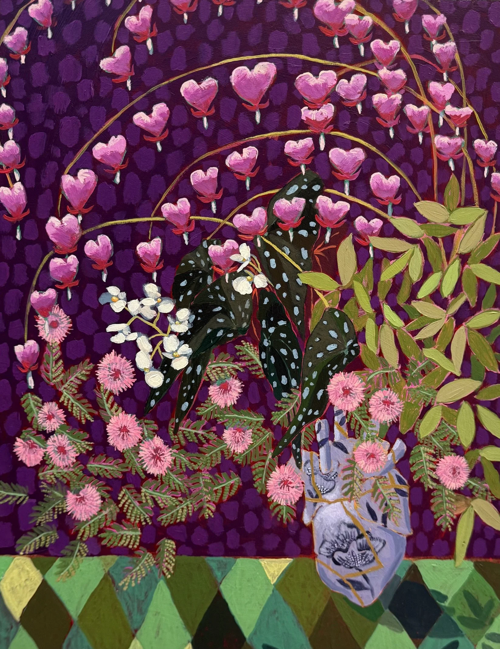 Your Heart Is: Compassionate (Hand Embellished Paper Giclee Print, 16"x20") 1/1