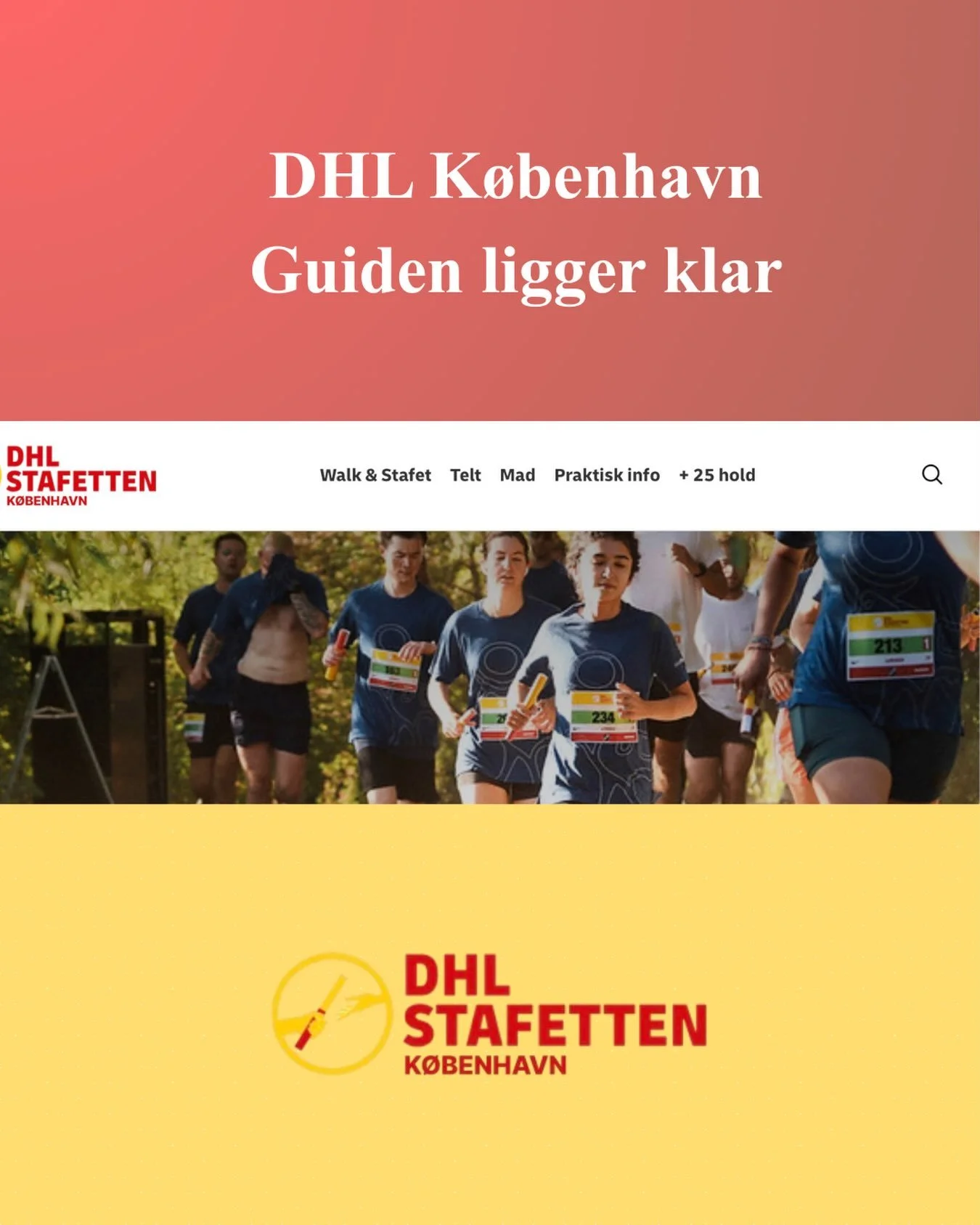 I kraft af vores samarbejde med Sparta, er guiden L&oslash;b uden l&aelig;k, delt i forbindelse med DHL Stafetten K&oslash;benhavn, der samler 160.000 personer i F&aelig;lledparken i uge 35.

God fortr&aelig;ning, og nu ogs&aring; med et b&aelig;kken