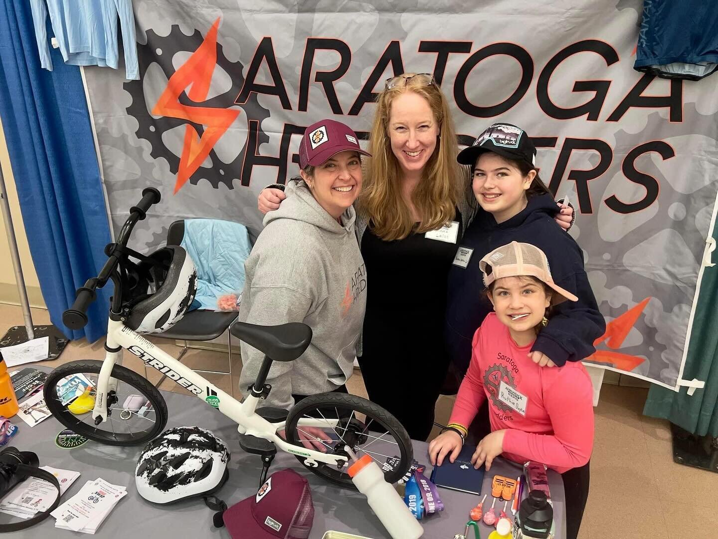 A wonderful weekend seeing all of you at the @adksportsexpos at the Saratoga City Center! Thanks for coming by to say hi and chat about programming and bikes in schools! It&rsquo;s almost time to hit the trails! #morekidsonbikes