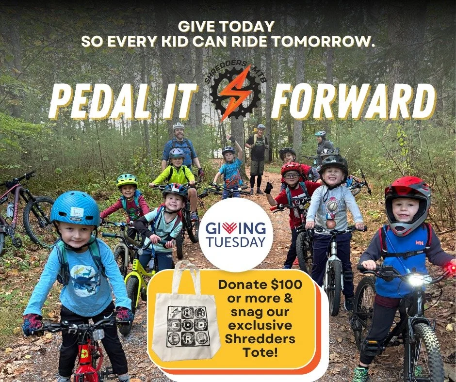 PEDAL IT FORWARD starts today!

We&rsquo;re kicking off our Giving Tuesday campaign to make sure every kid gets the chance to ride &mdash; with more borrow bikes and scholarships for families who need a little extra support.

This year, 21 program sc
