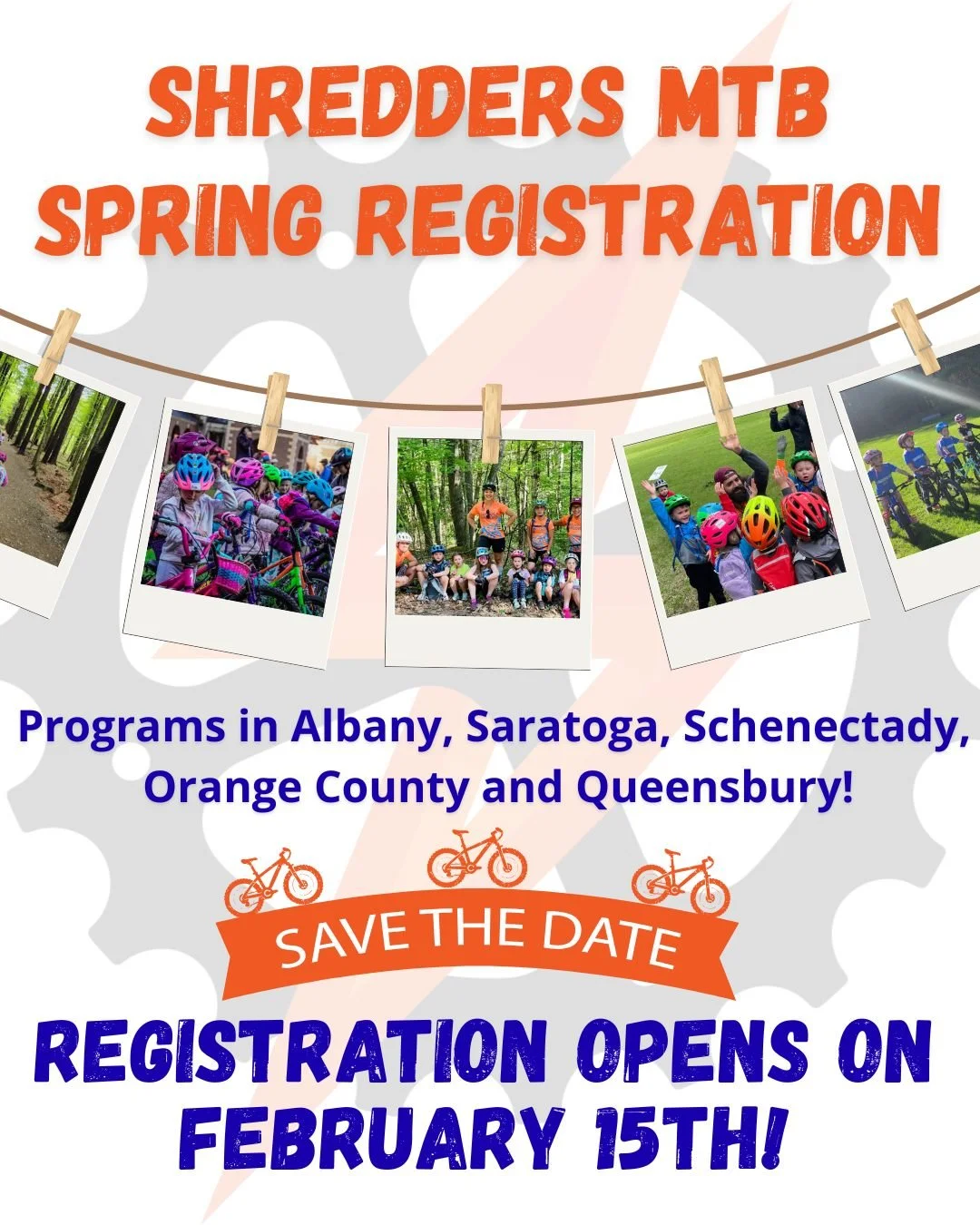 🌷 Spring Season Registration is OPEN! 🚲

The trails are calling and we are ready to ride! Our Spring Shredders season is officially open for registration! 

Spots fill quickly, so don&rsquo;t wait to sign up.
https://www.bikereg.com/shredders-sprin