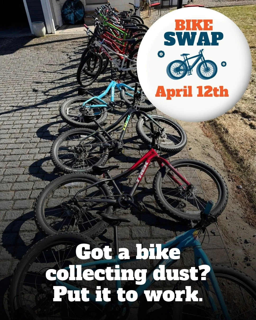 The Shredders Annual Bike Swap is back! Drop off your outgrown bikes and gear on April 12th and help get more kids on trails. Pre-register your items by April 10th. Link in bio!
 #ShreddersMTB #BikeSwap #GetKidsOnBikes #SaratogaSprings