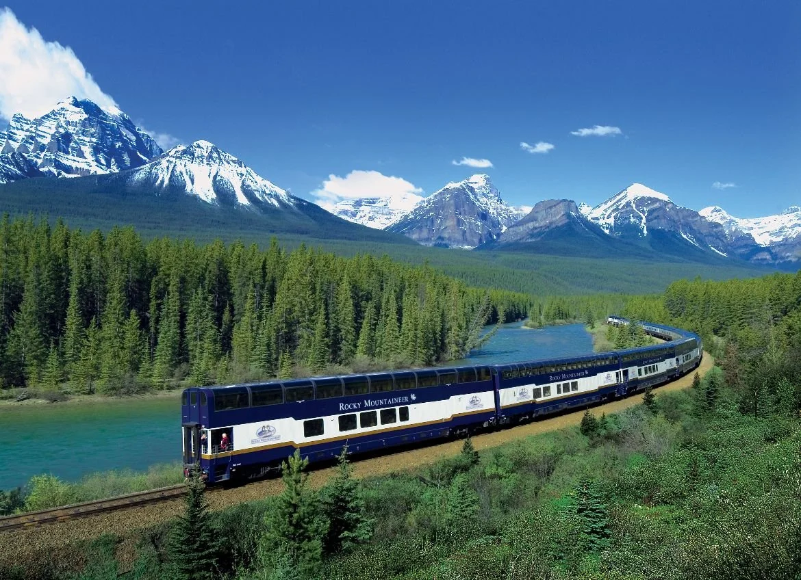 À bord du Rocky Mountaineer