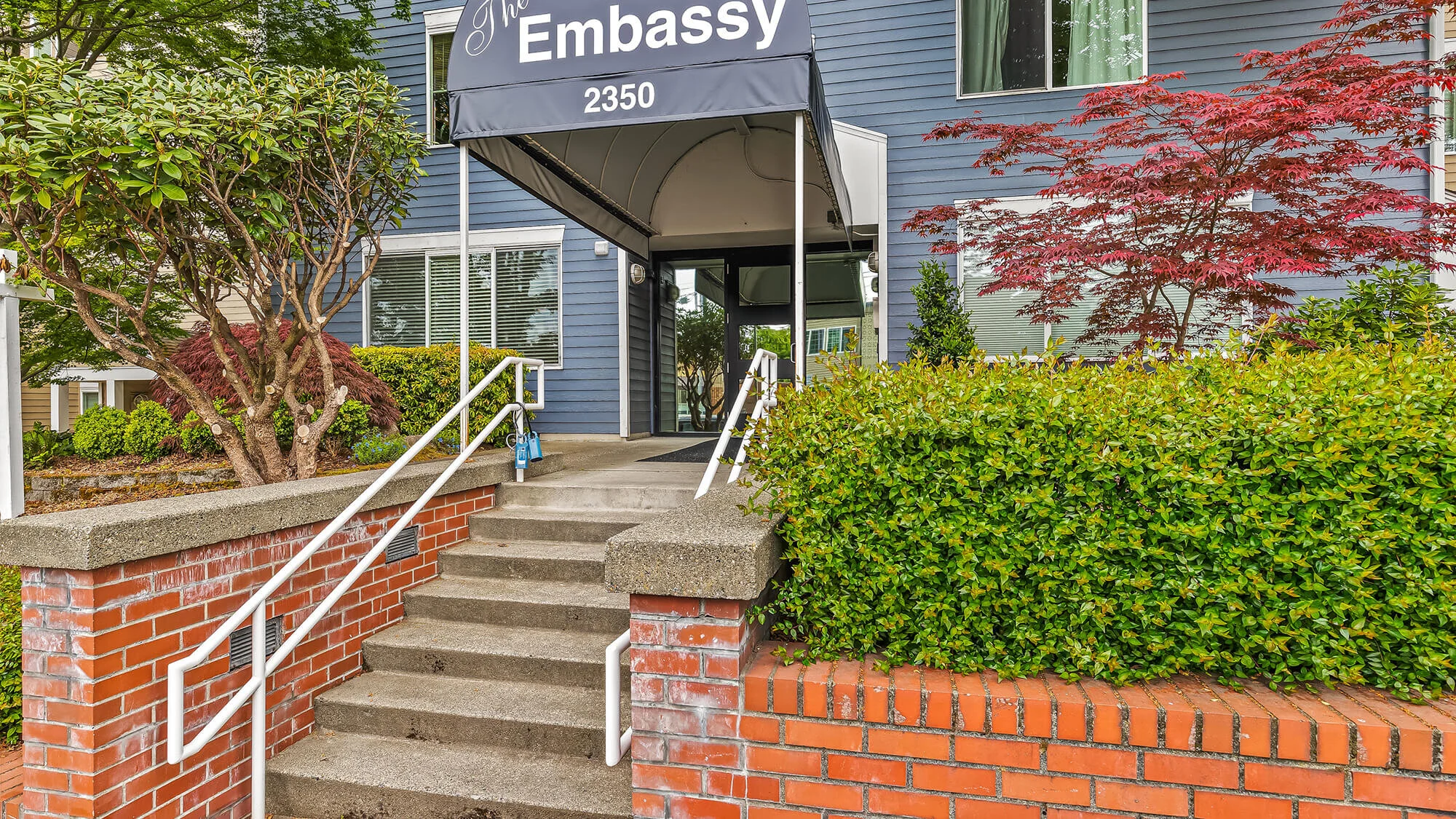 exterior of capitol hill condo entrance