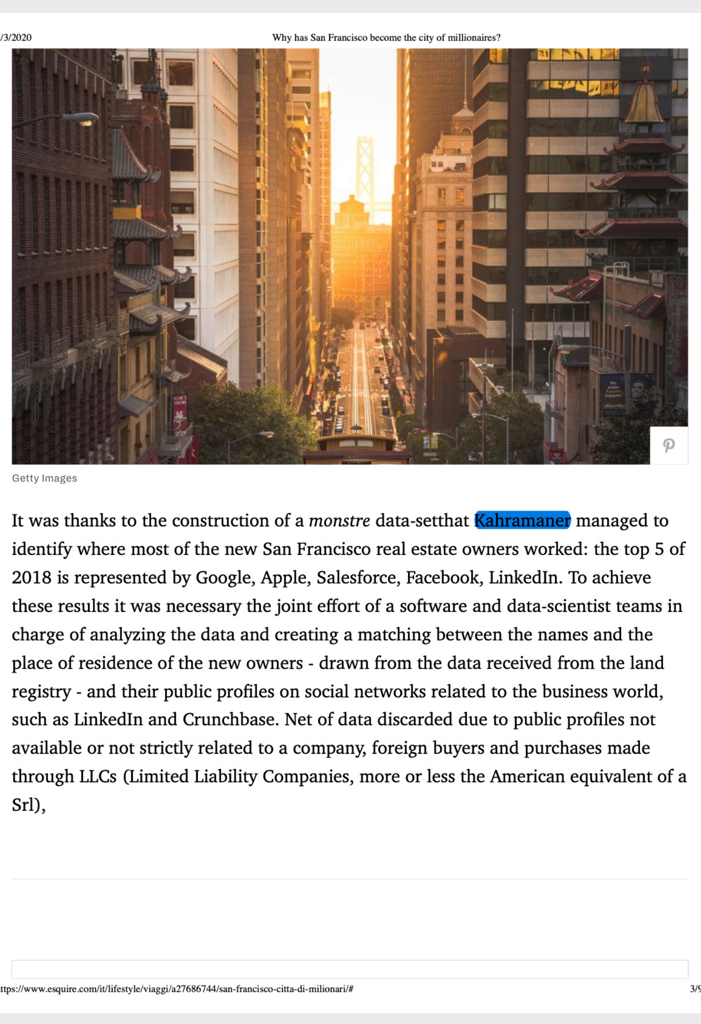 Atlasa covered by SF Gate